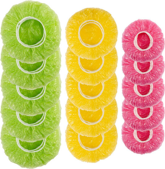 MAQIHAN 60Pcs Bowl Covers Reusable - Plastic Bowl Cover Elastic Fresh Keeping Bags Wrap Reusable Plastic Stretch Elastic Food Storage Covers Sourdough Baking Bread Proofing Rising（3 Sizes）