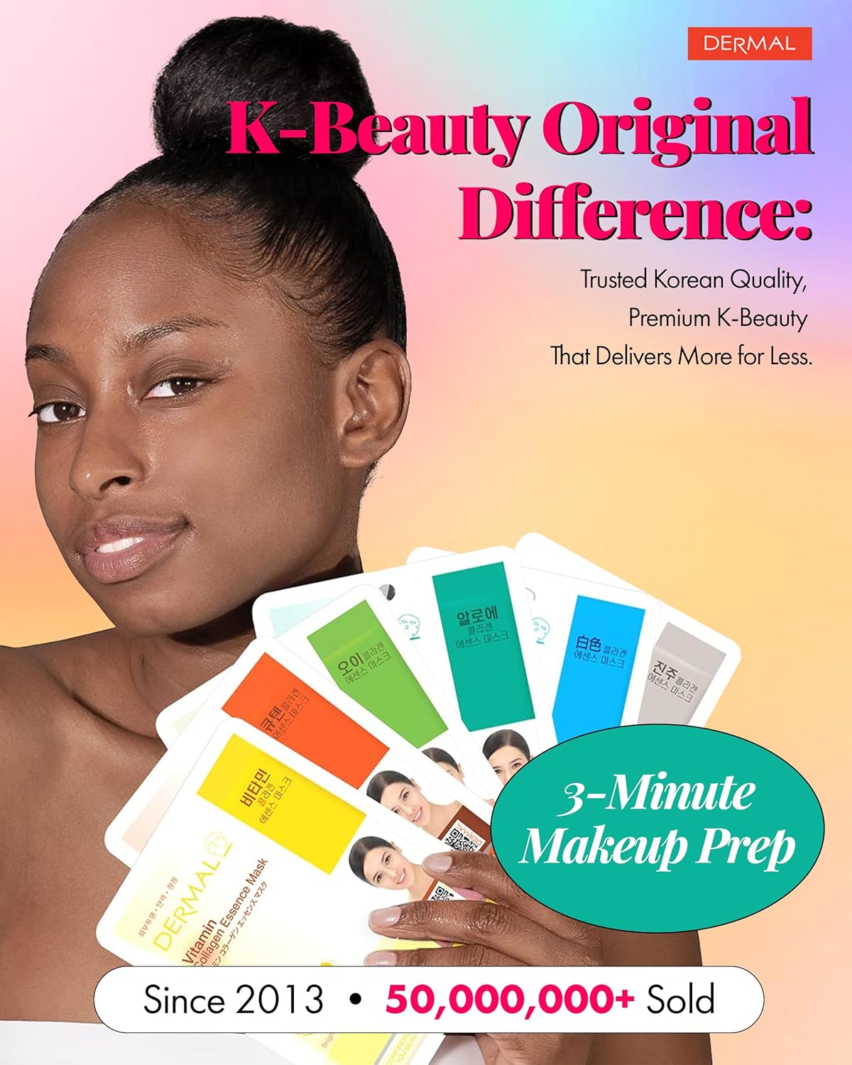 DERMAL 24 Combo Pack Made in Korea Facial Mask – 20+ Years of K-Beauty