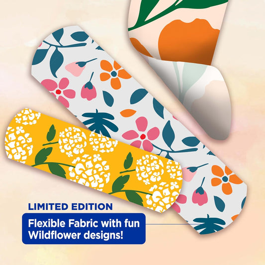 Band-Aid Brand Flexible Fabric Adhesive Bandages, Comfortable Flexible