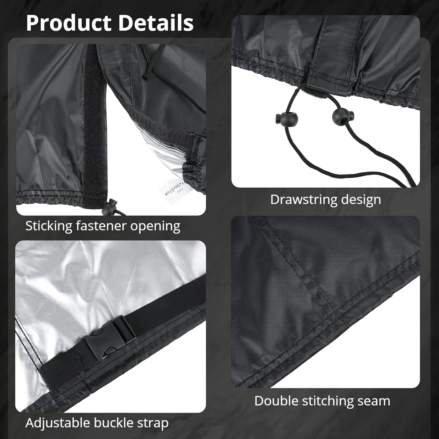 Outdoor Folding Wagon Cover 600D Oxford Cloth Protective Cover Waterpr