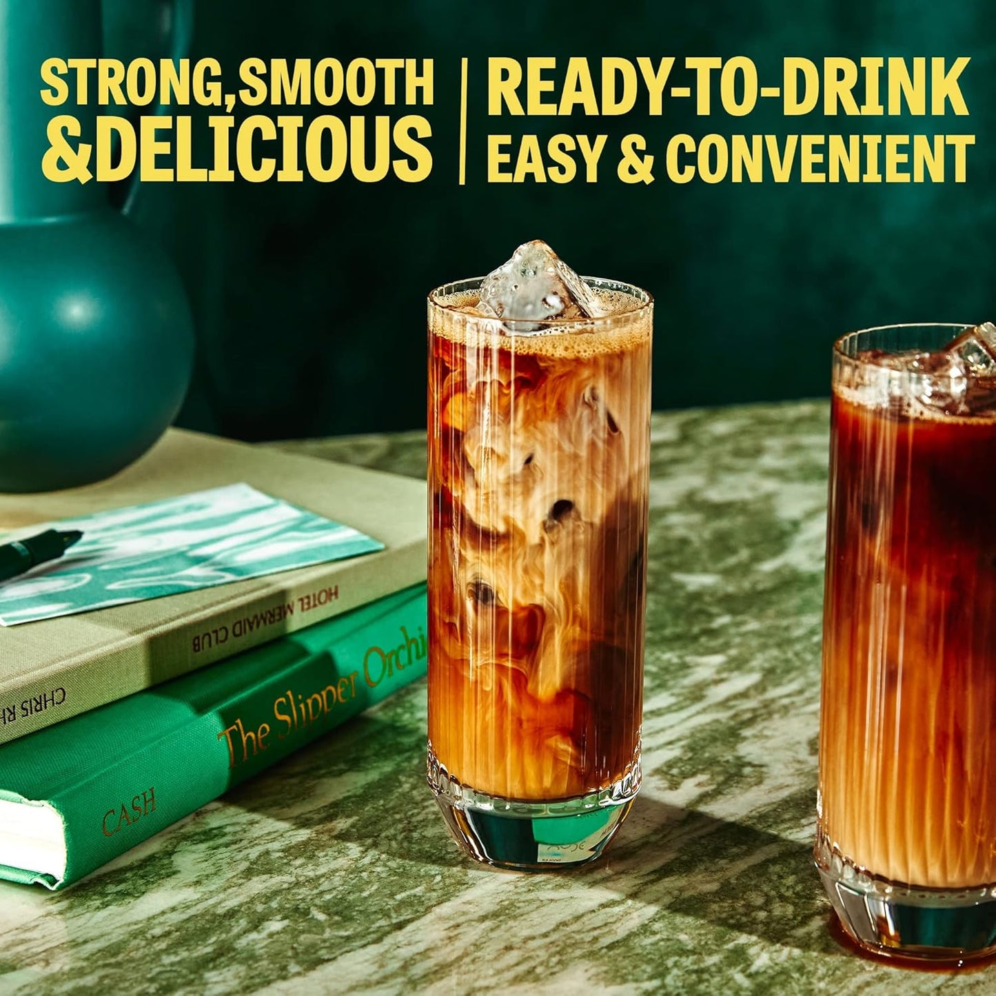 Wandering Bear Straight Black Organic Cold Brew Coffee - Extra Strong,
