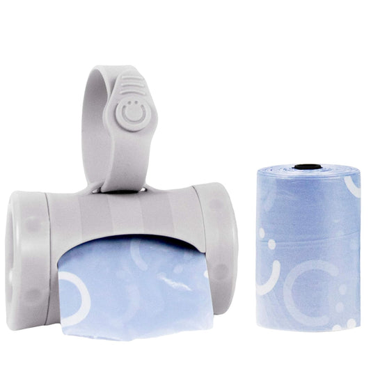 Ubbi Retractable On the Go Bag Dispenser for Travel, Diaper Bag Access