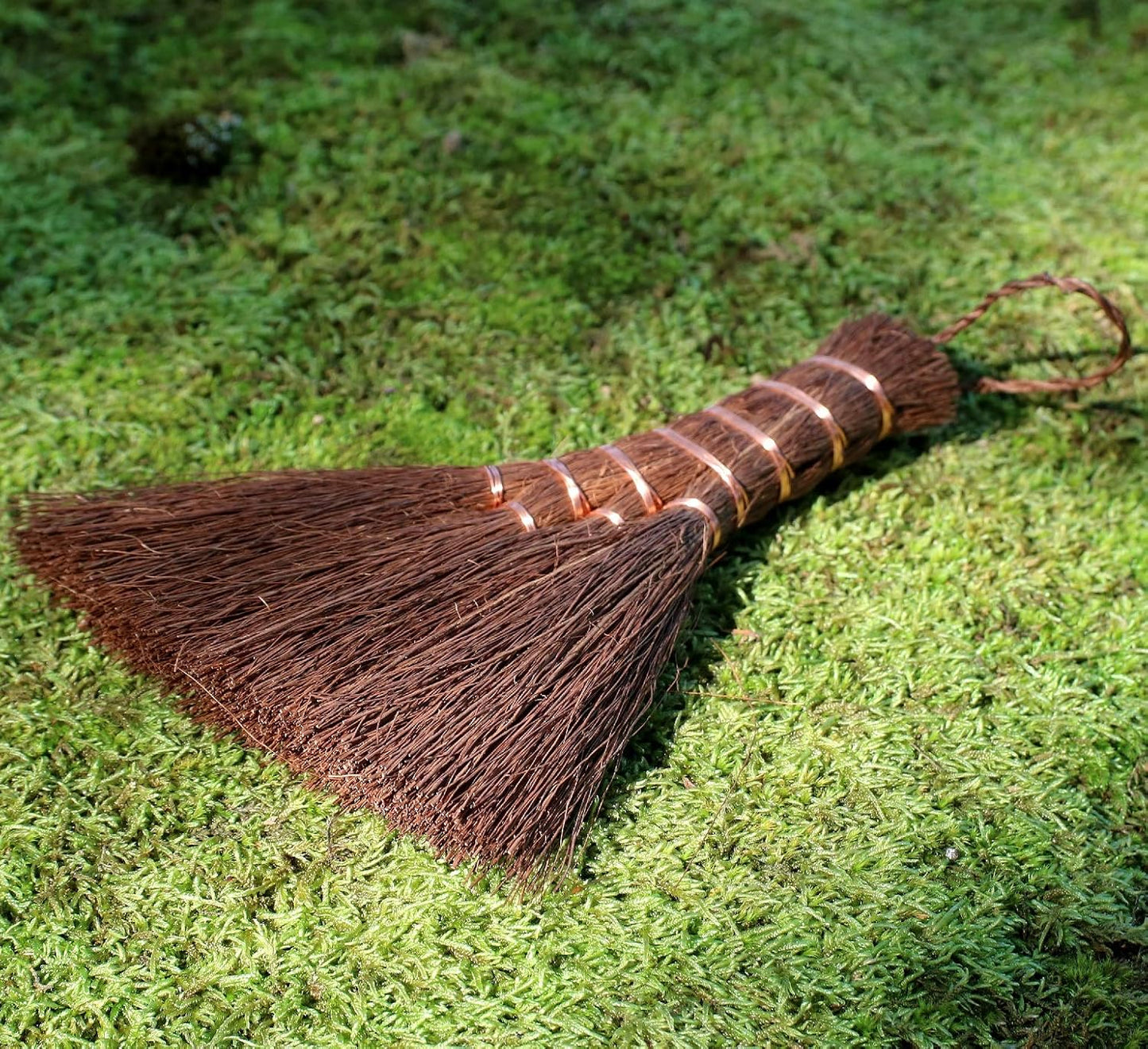 KAKURI Bonsai Broom Brush Large 6.3" Professional Gentle Big Broom, Japanese Bonsai Tool