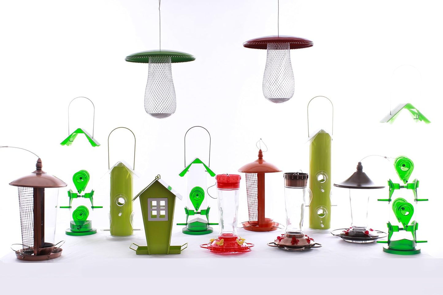 The Best Wild Bird Feeder to Attract More Wild Birds, Fill it with Sunflower Black Oil Seeds, Peanuts and Suet Pellets Easy to Install, Clean & Fill
