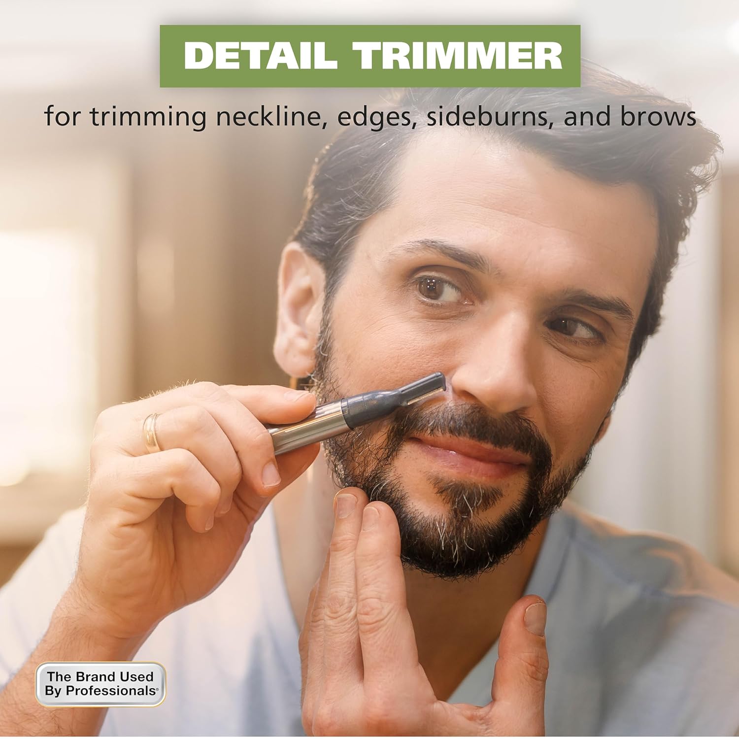Wahl Micro Groomsman Battery Personal Trimmer for Hygienic Grooming wi