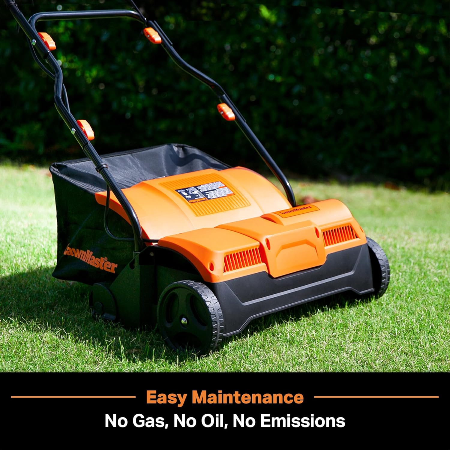 LawnMaster GVB1316 Electric 16” 13 Amp Dethatcher and Scarifier with 1