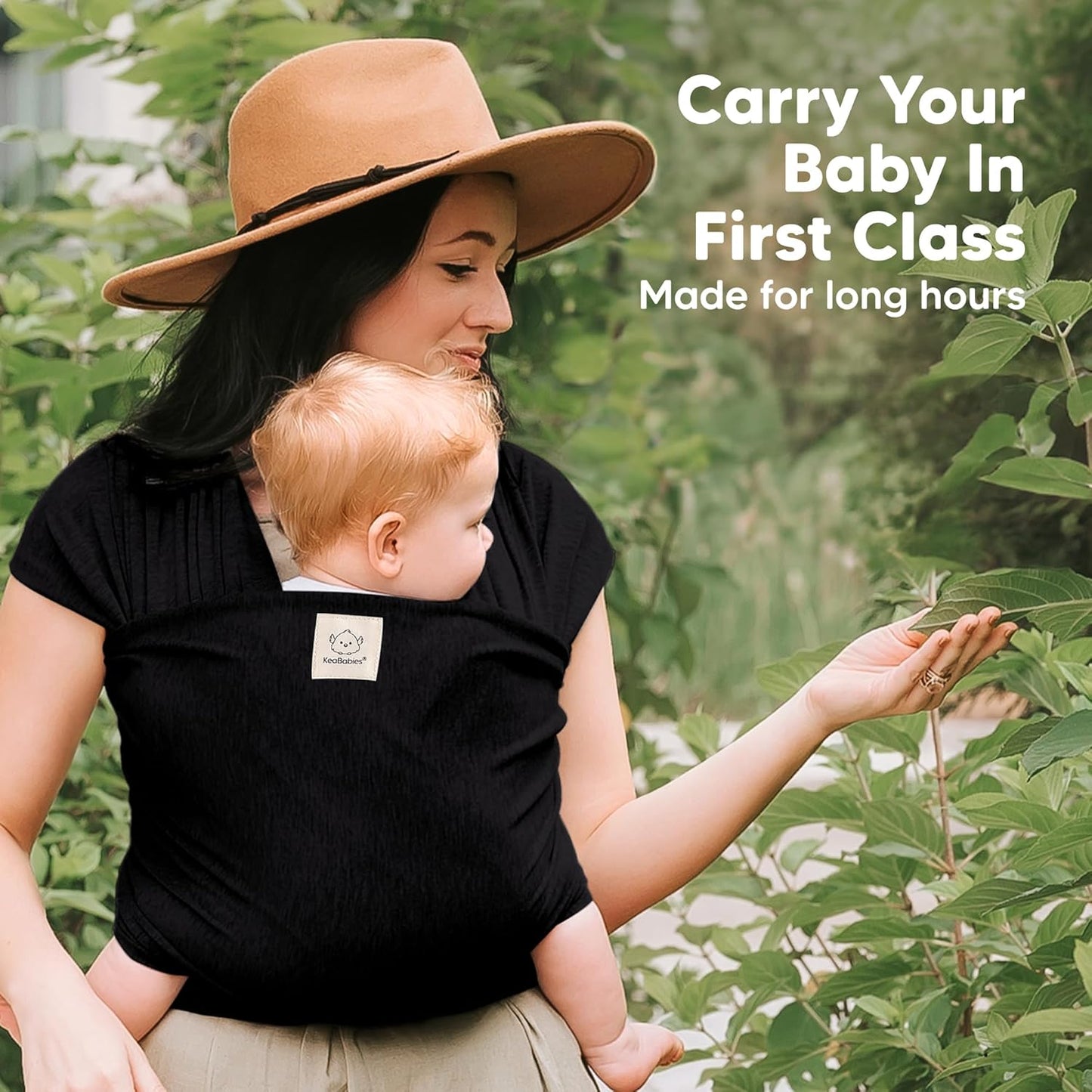 KeaBabies Baby Wrap Carrier - All in 1 Original Baby Carrier Newborn t