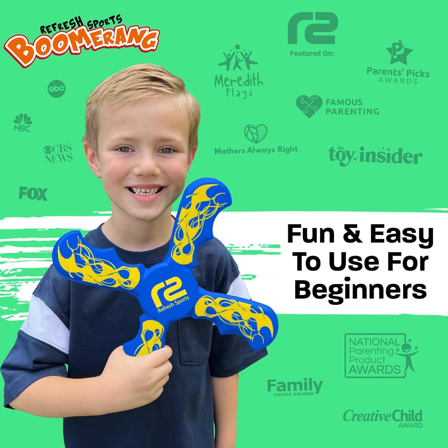 Fun Boomerang for Kids - Easter Basket Stuffers - Soft & Easy to Use -