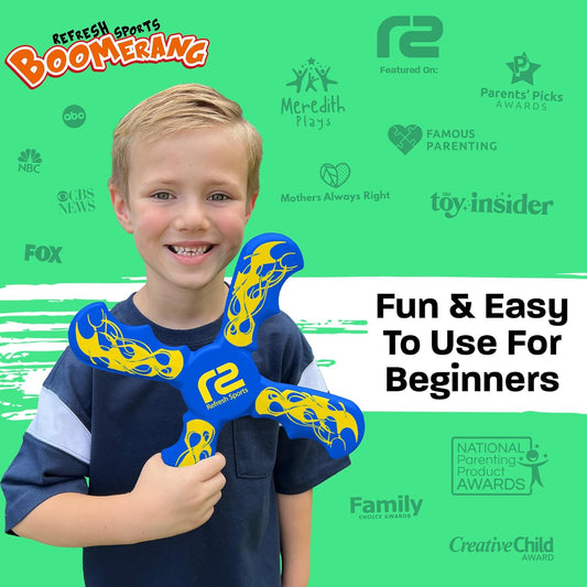 Fun Boomerang for Kids - Easter Basket Stuffers - Soft & Easy to Use -