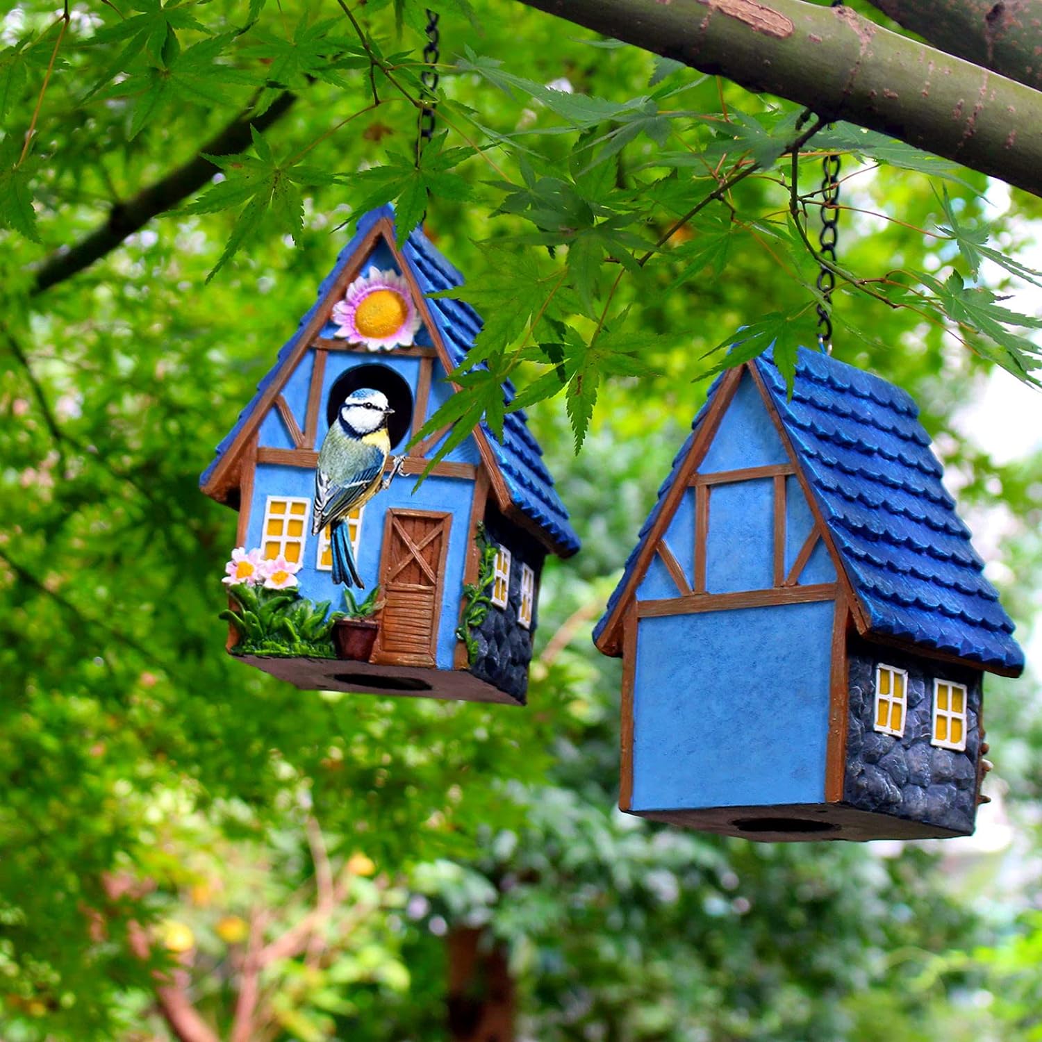 Garden Bird House for Outside Clearance Hanging Outdoors Country Cute 
