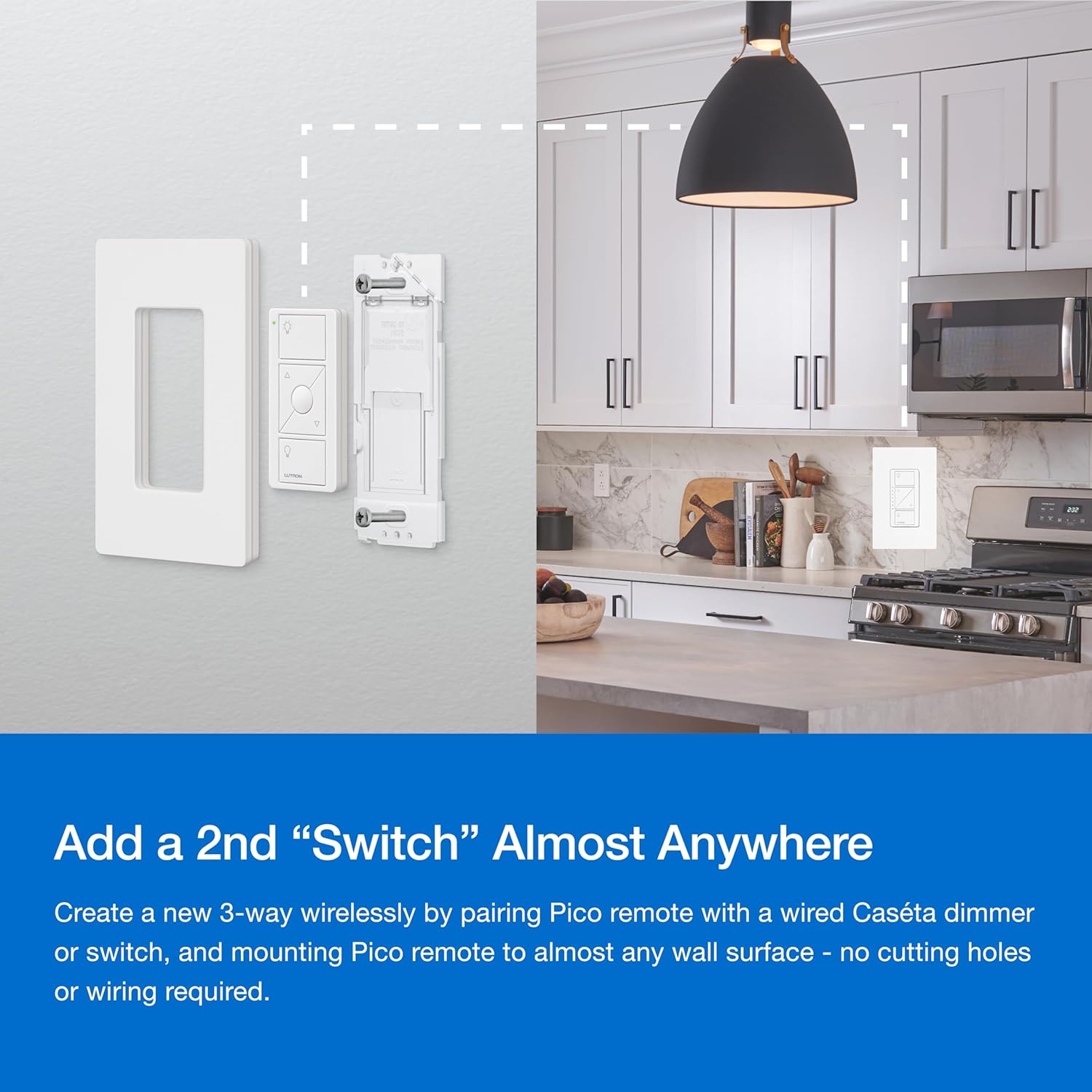 Lutron Caseta Original Smart Dimmer Switch (Lutron Smart Hub Required)