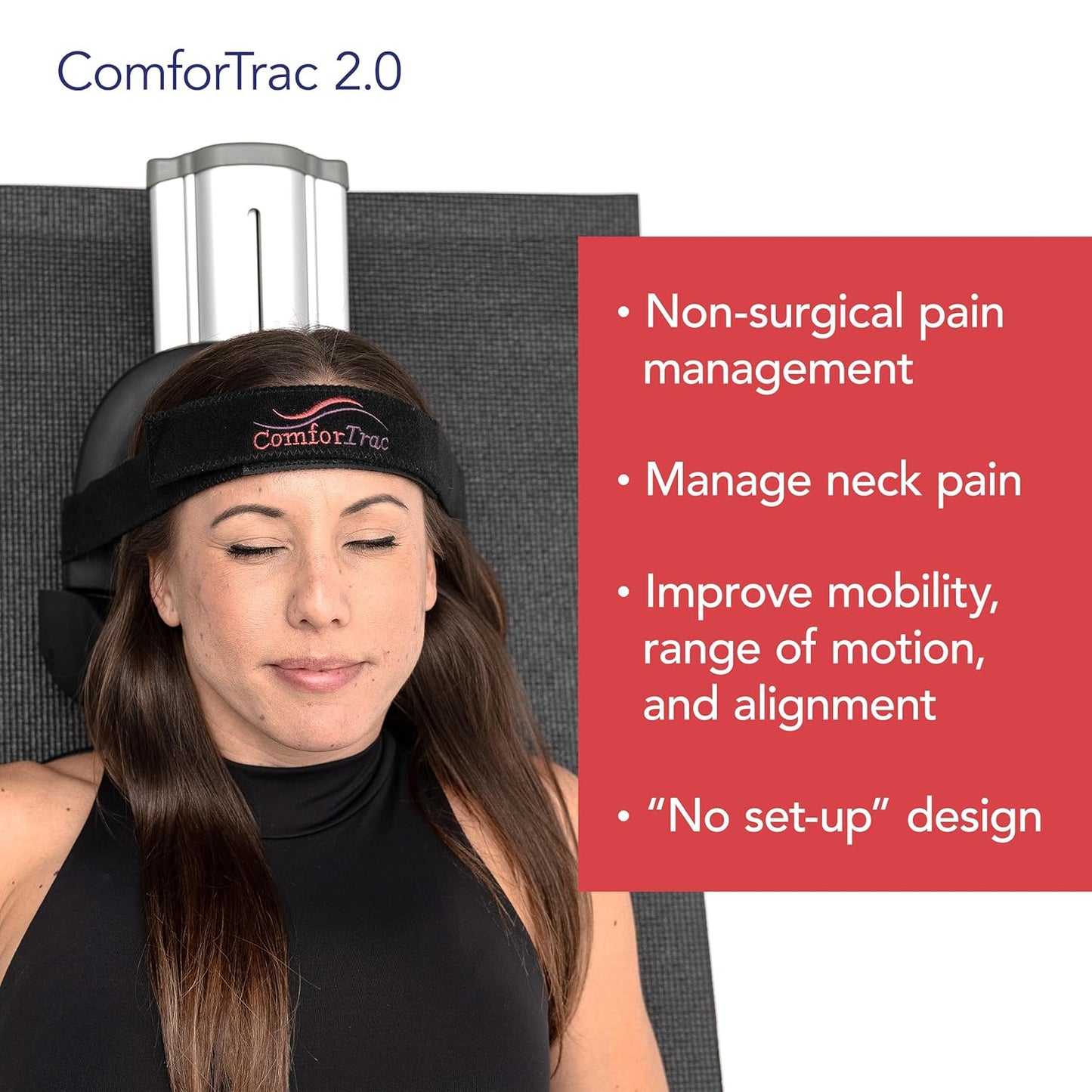 ComforTrac-Deluxe Home Cervical Traction Kit 2.0, Neck Therapy, Discom