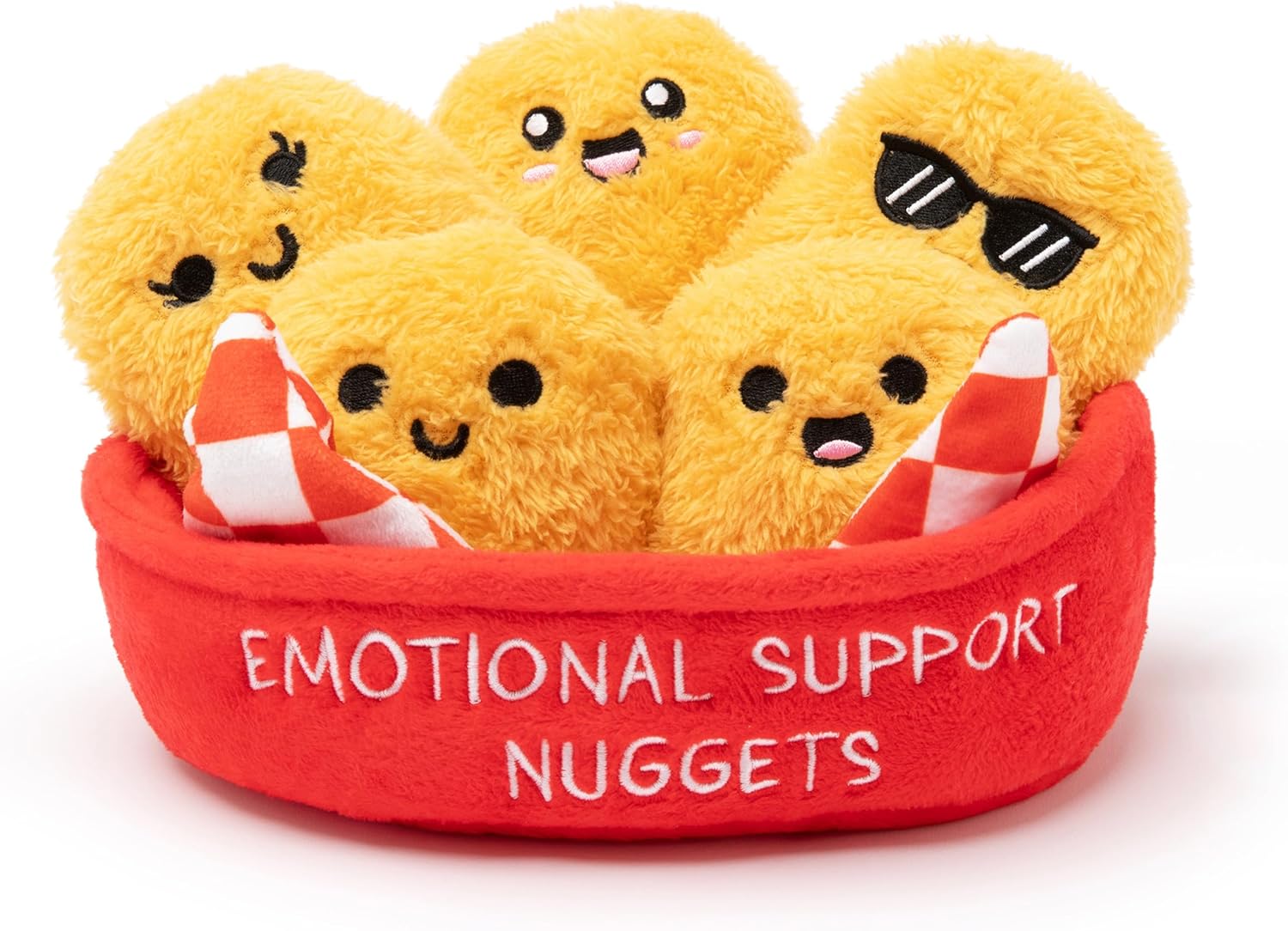 Emotional Support Nuggets by Relatable, Easter Plush Cuddly Stuffed An