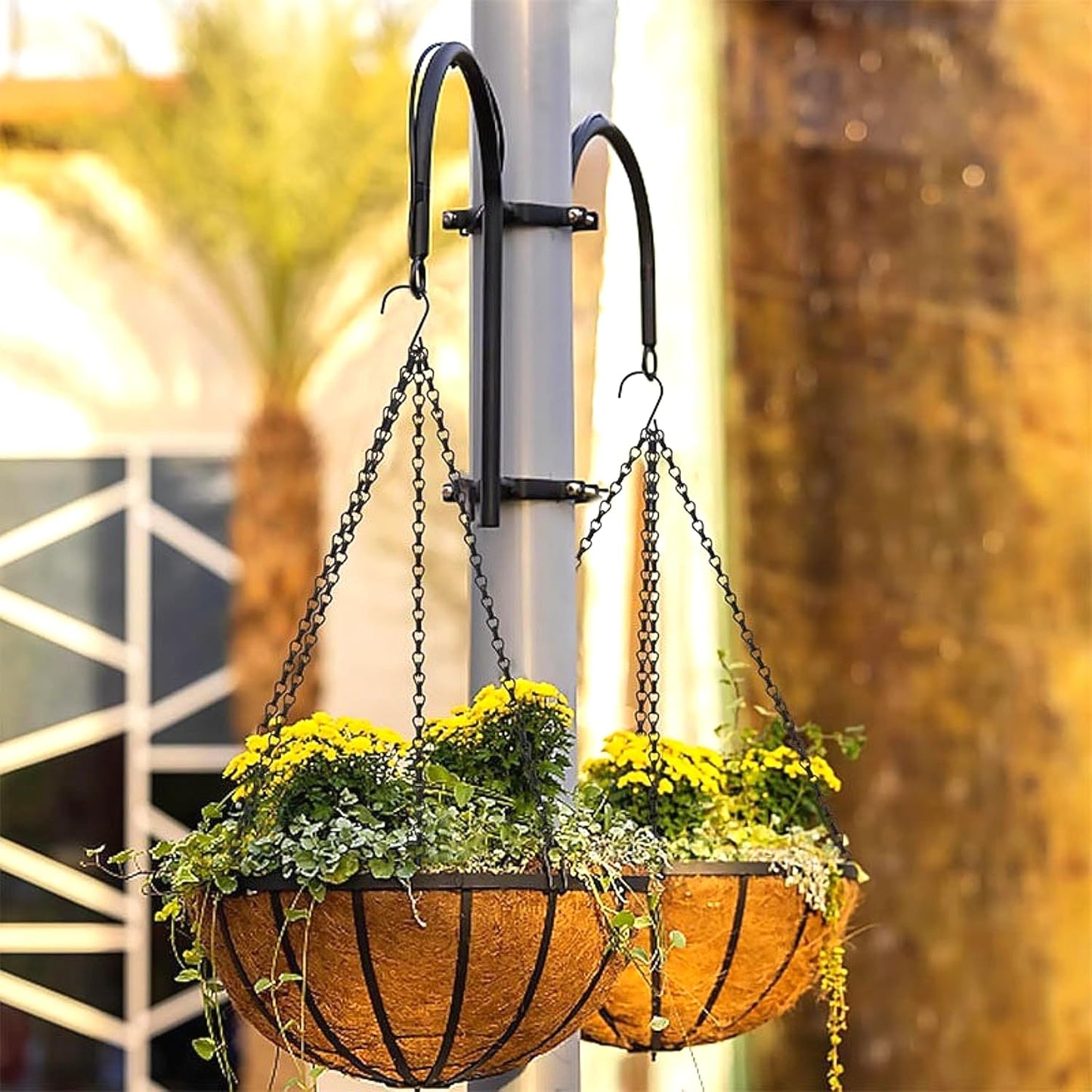 20 Inch Hanging Baskets Chain, Hanging Chains with Hooks Flower Pot Chain Replacement Plant Hangers for Planters, Bird Feeders and Lanterns (Classic, 4)