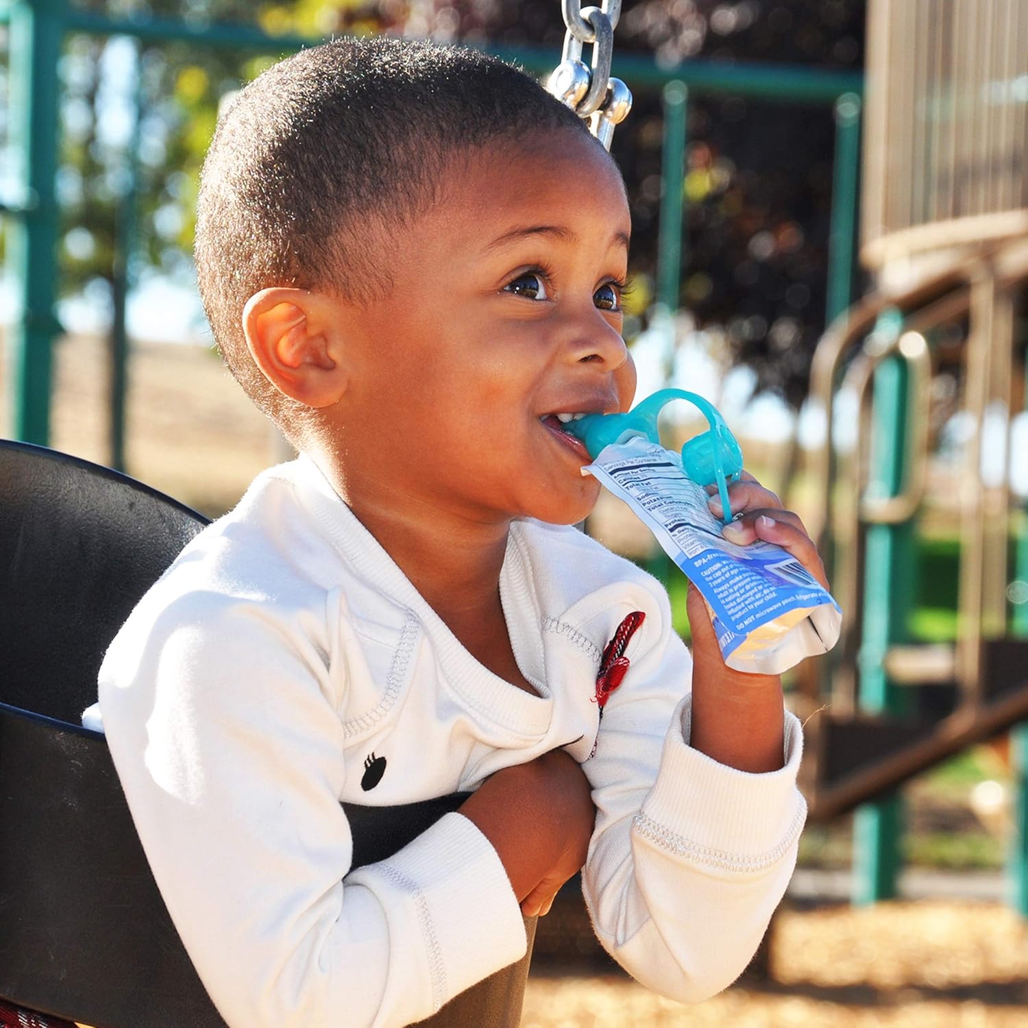 ChooMee SoftSip Food Pouch Top | Baby Led Weaning | No Spill Flow Cont