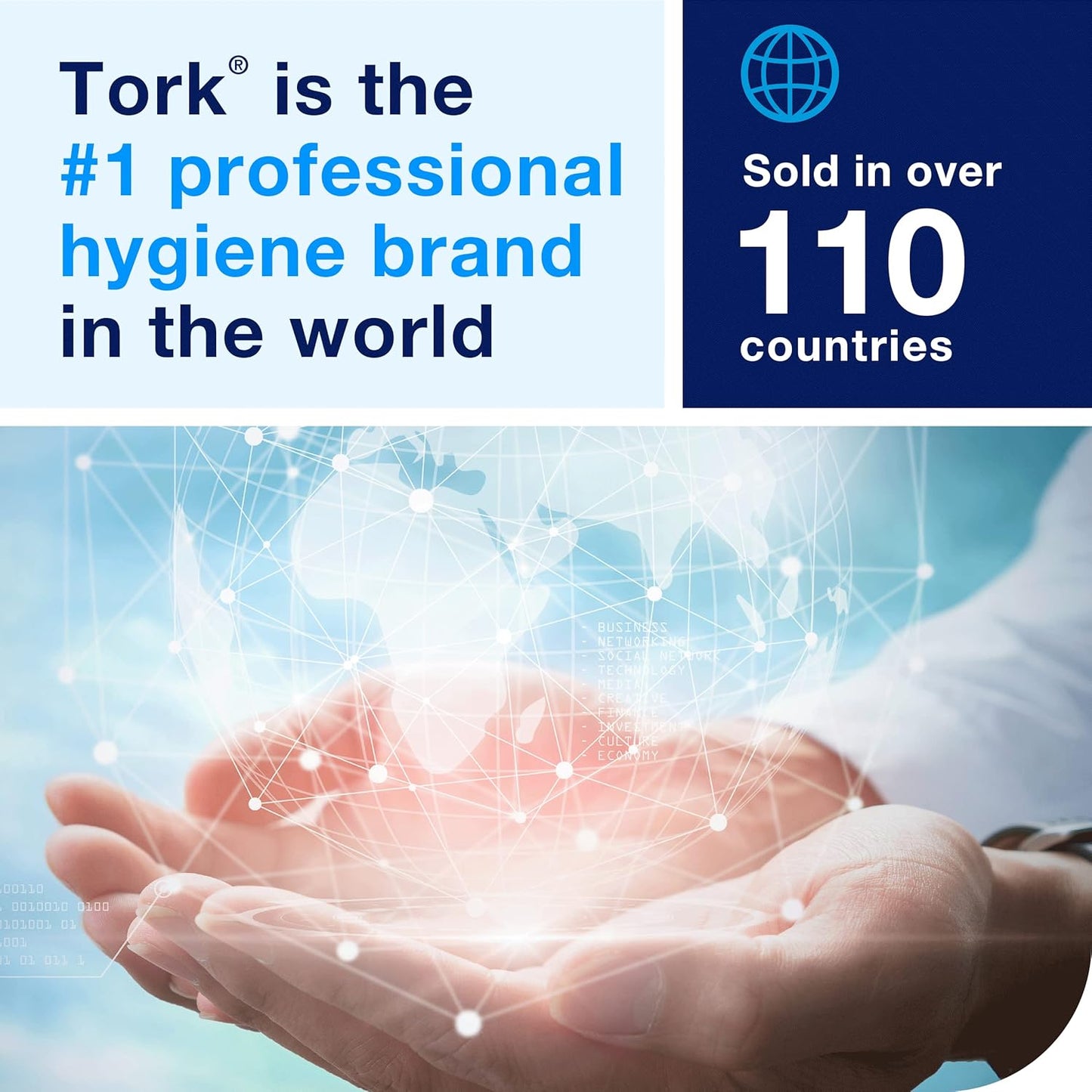 Tork Centerfeed Hand Towel White One-at-a-time Dispensing, M23 Compatible 6 Rolls x 530 Sheets (RC530)