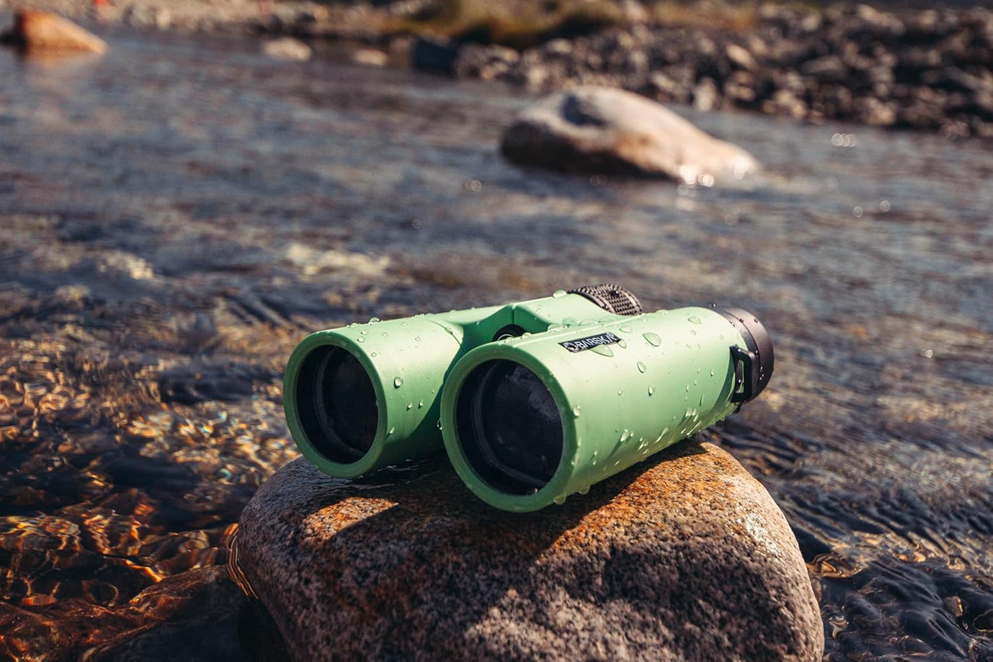 Barska Crush 10x42 Binoculars – Lightweight, Compact & Shockproof Design in Bright Colors for Hiking, Travel, Concerts, Sports, Great Gift Idea – Case & Strap Included