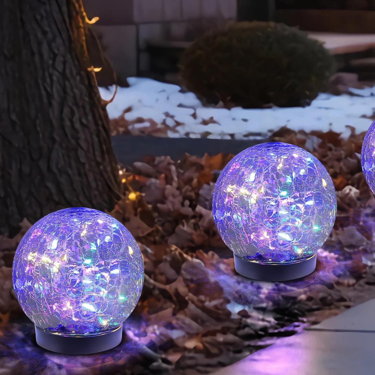 Solar Globe Lights Outdoor Waterproof-Solar Balls-Solar Garden Lights-