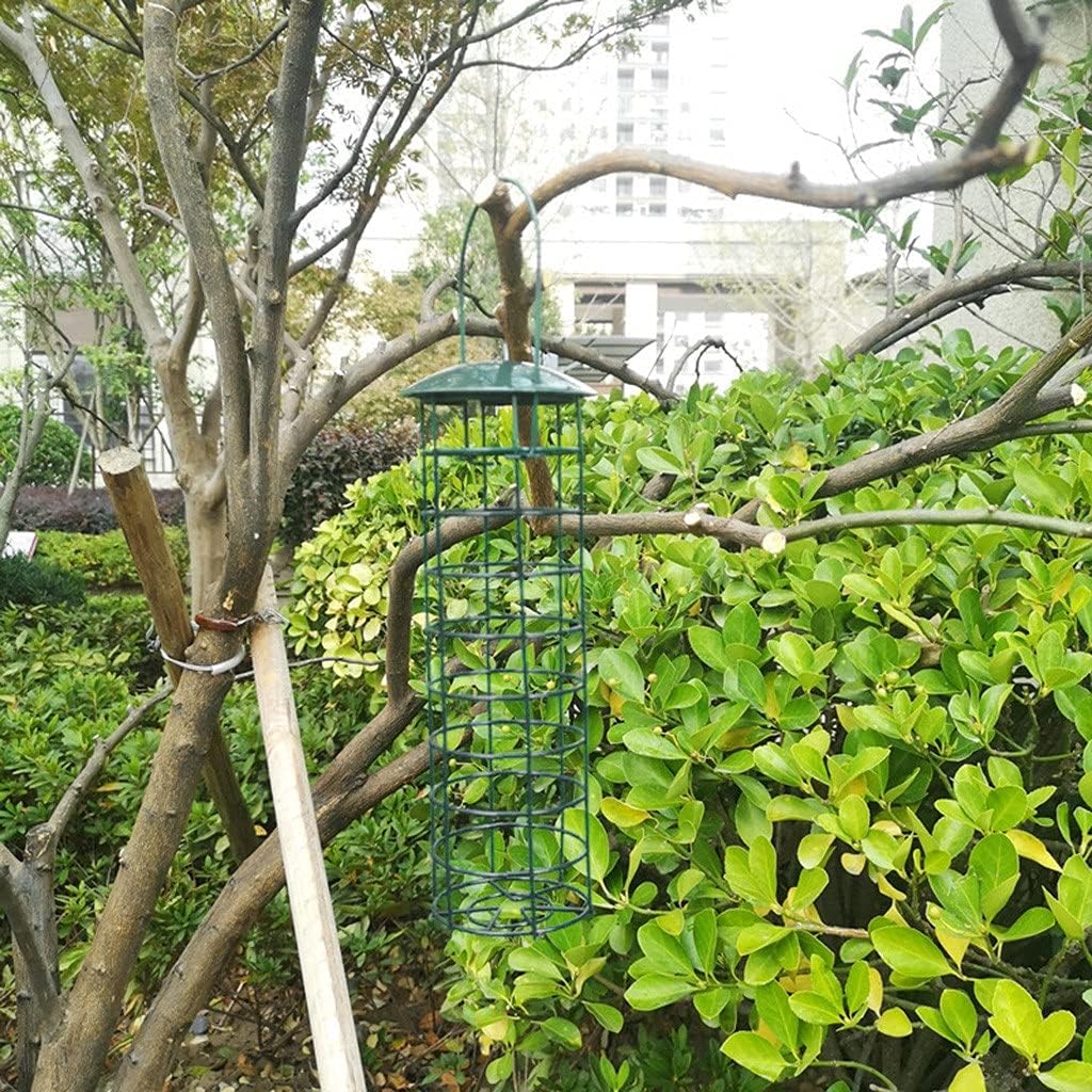 Wild Bird Metal Feeder Hanging Feeders Viewing Window for Garden Yard Decoratio Bird Feeder Park Bird Supplies Pet Products