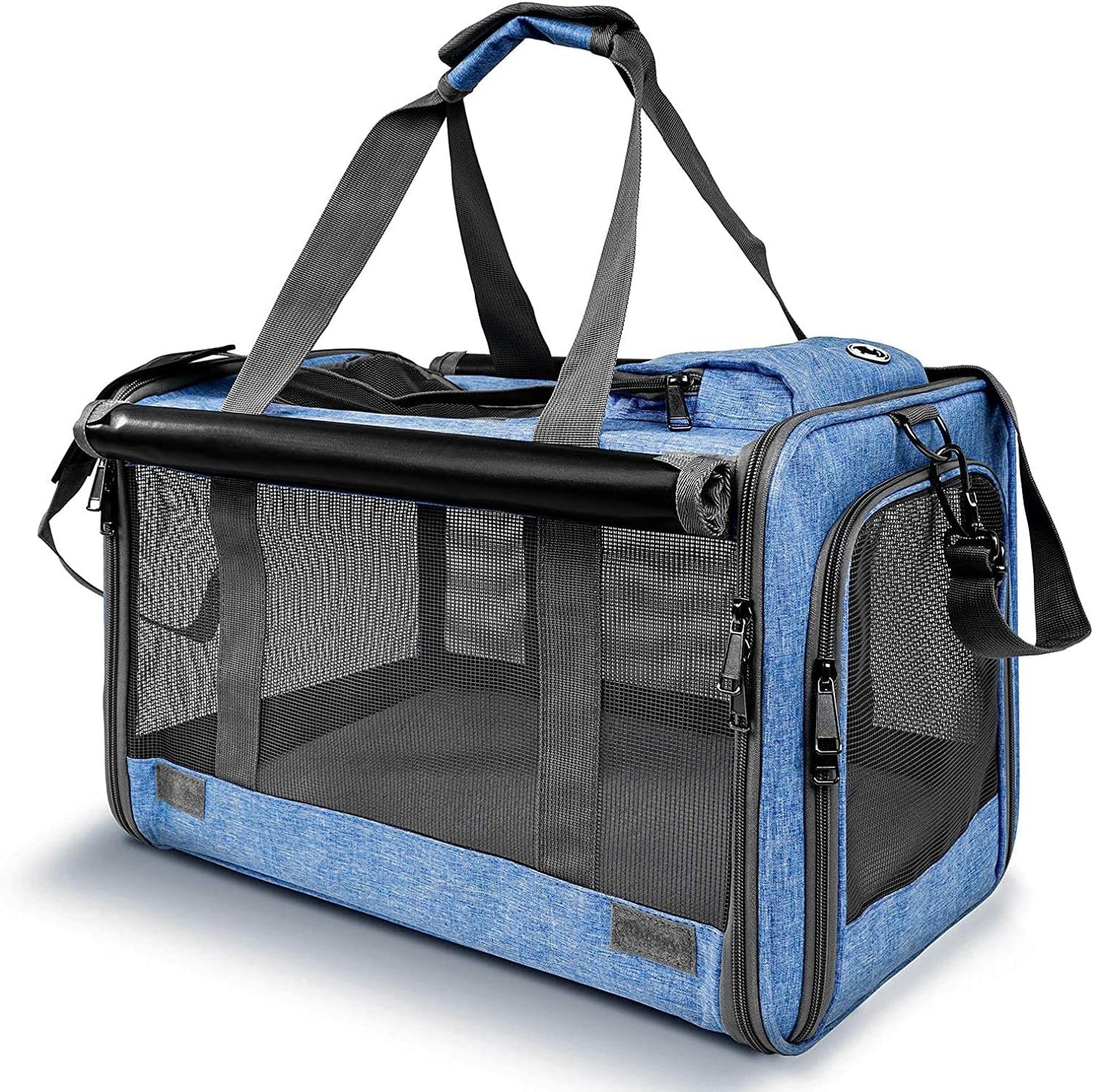 Pet Carrier for Large and Medium Cats, Soft-Sided Pet Carrier for Big 