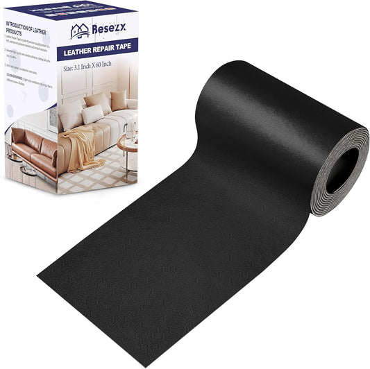 Besezx Leather Repair Patch Tape Kit, Self Adhesive Leather Repair for
