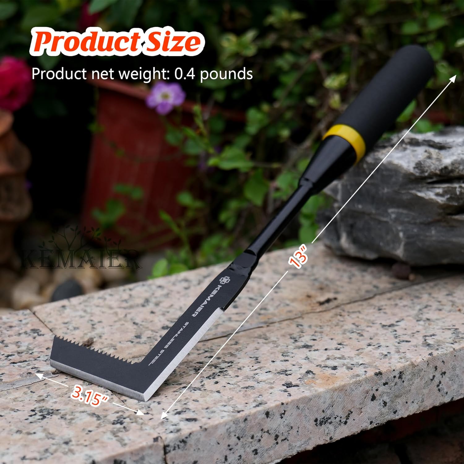Garden Tool Set - Featuring a Heavy-Duty Stainless Steel Hand Cultivat