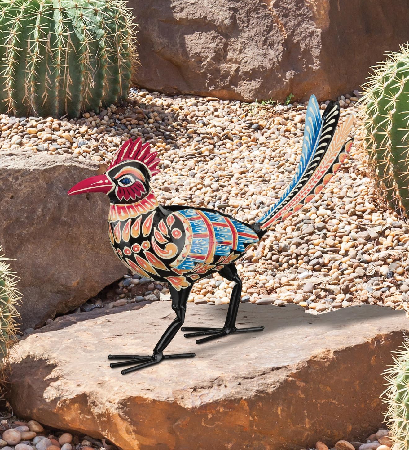 Regal Art & Gift Henna Roadrunner Decor - Decorative Metal Sculpture, 