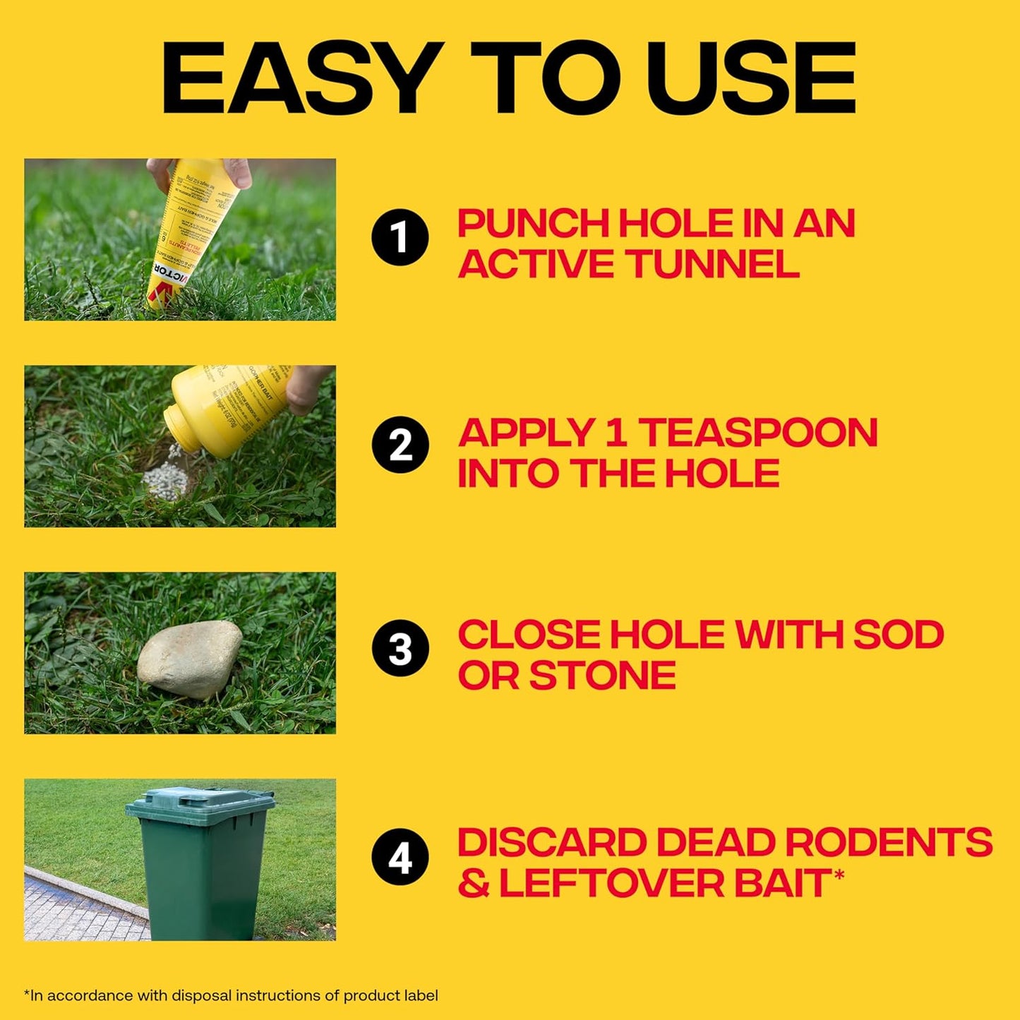 Victor M6006 Outdoor Mole & Gopher Poison Peanuts, Mole and Gopher Kil