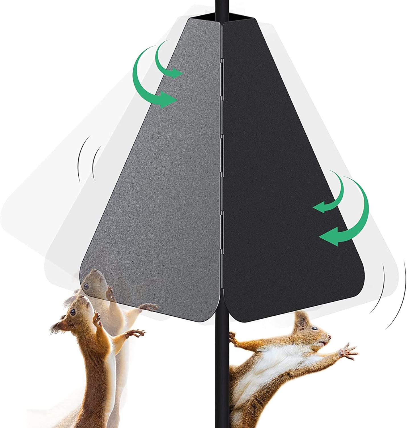 Squirrel Baffle Effective Defense Professional Bird Food House Squirrel Guard for Outdoor Bird Feeder Pole