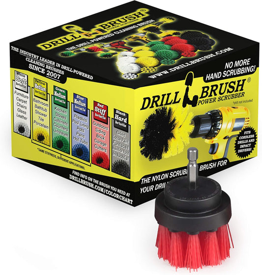 Outdoor Patio Scrub Brush - Garden Statues Cleaning Brush - Bird Bath 