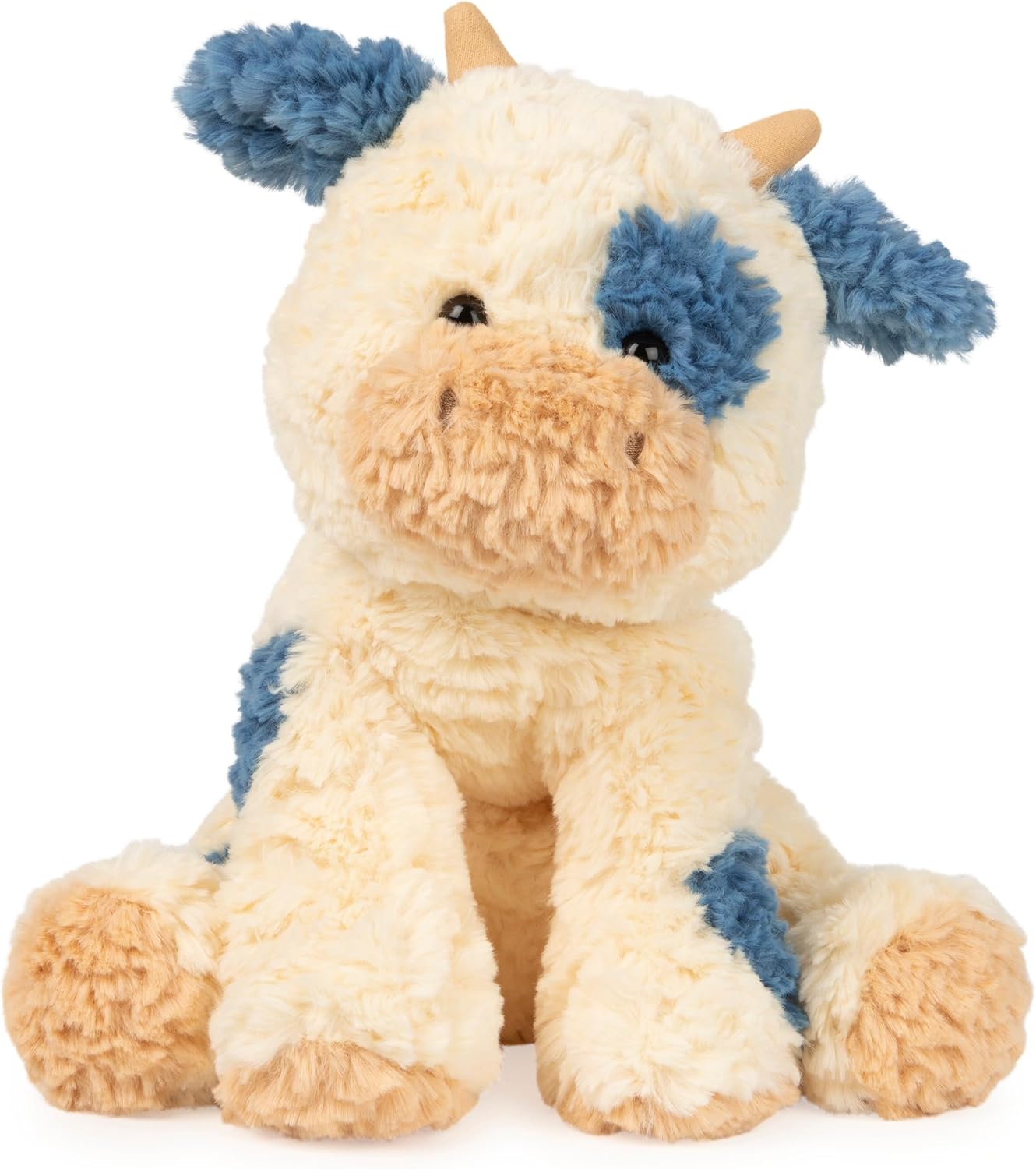 GUND Cozys Collection Cow, Stuffed Animal for Ages 1 and Up, Spring De