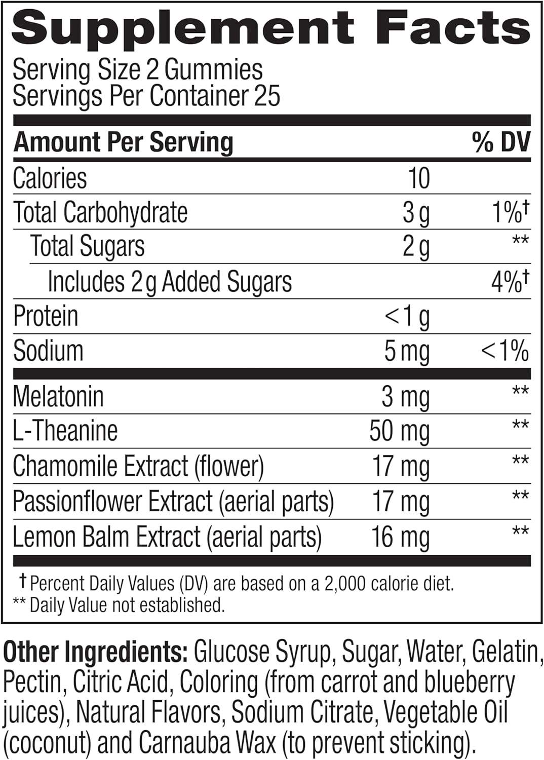 OLLY Restful Sleep Gummy Supplement with Melatonin & L-Theanine Chamom