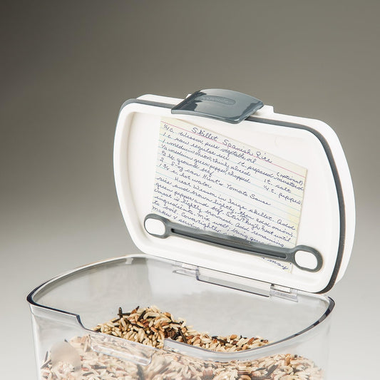 ProKeeper 2.5-Quart Grain Storage Container with Hinged Lid, Clear – BPA-Free, Airtight Seal, 5.5 x 7.65 x 7.25"