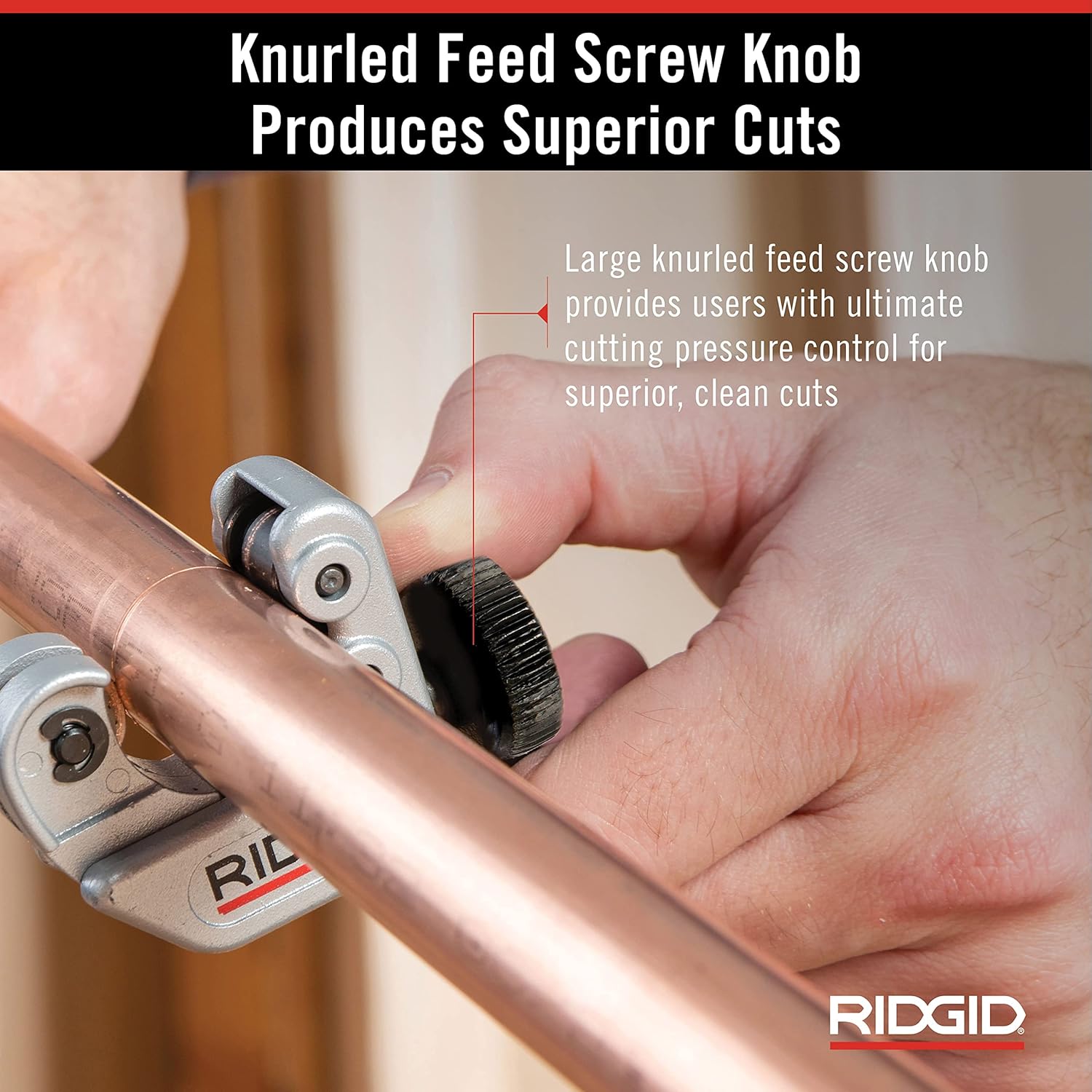 RIDGID 32985 Model 104 Close Quarters Tubing Cutter, 3/16-inch to 15/1