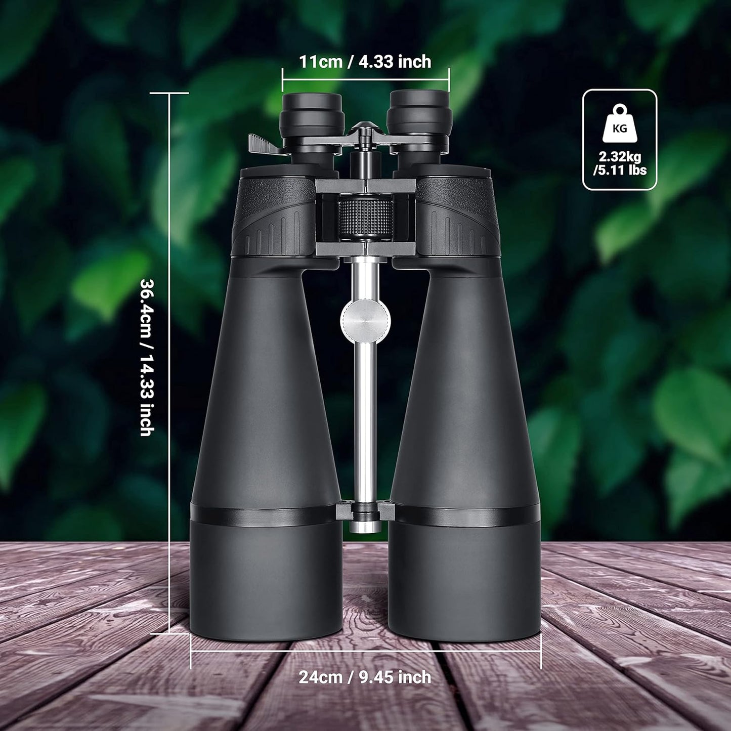 ESSLNB 15-30X80 Zoom Astronomy Binoculars with Built-in Tripod Mount Giant Binoculars with Phone Adapter and Case for Bird Watching Hunting and Stargazing
