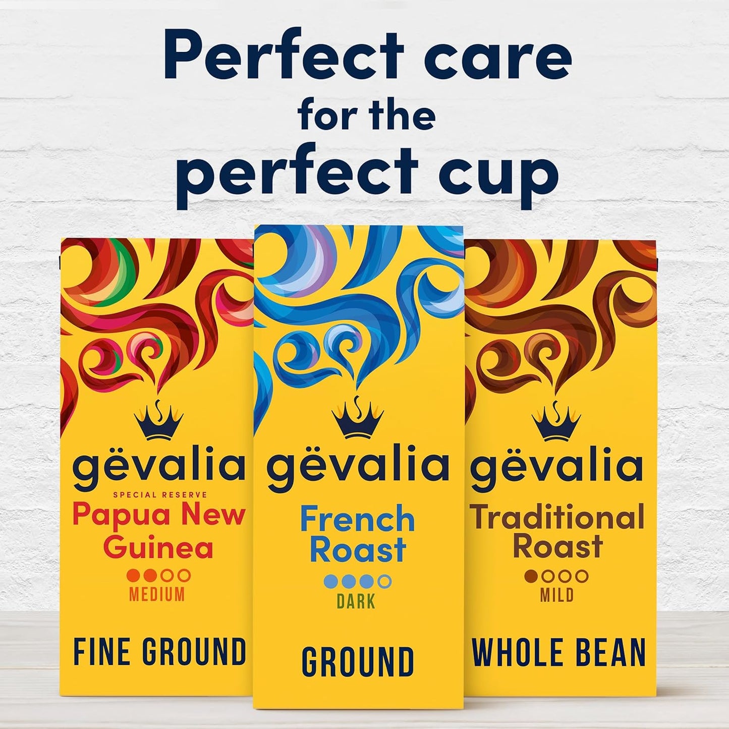 Gevalia French Roast Dark Roast Ground Coffee, 12 oz Bag