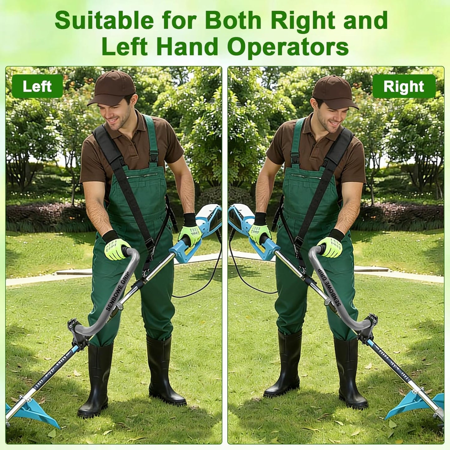 𝐔𝐩𝐠𝐫𝐚𝐝𝐞𝐝 Weed Eater Handle, Ergonomic String Trimmer Grip Exte