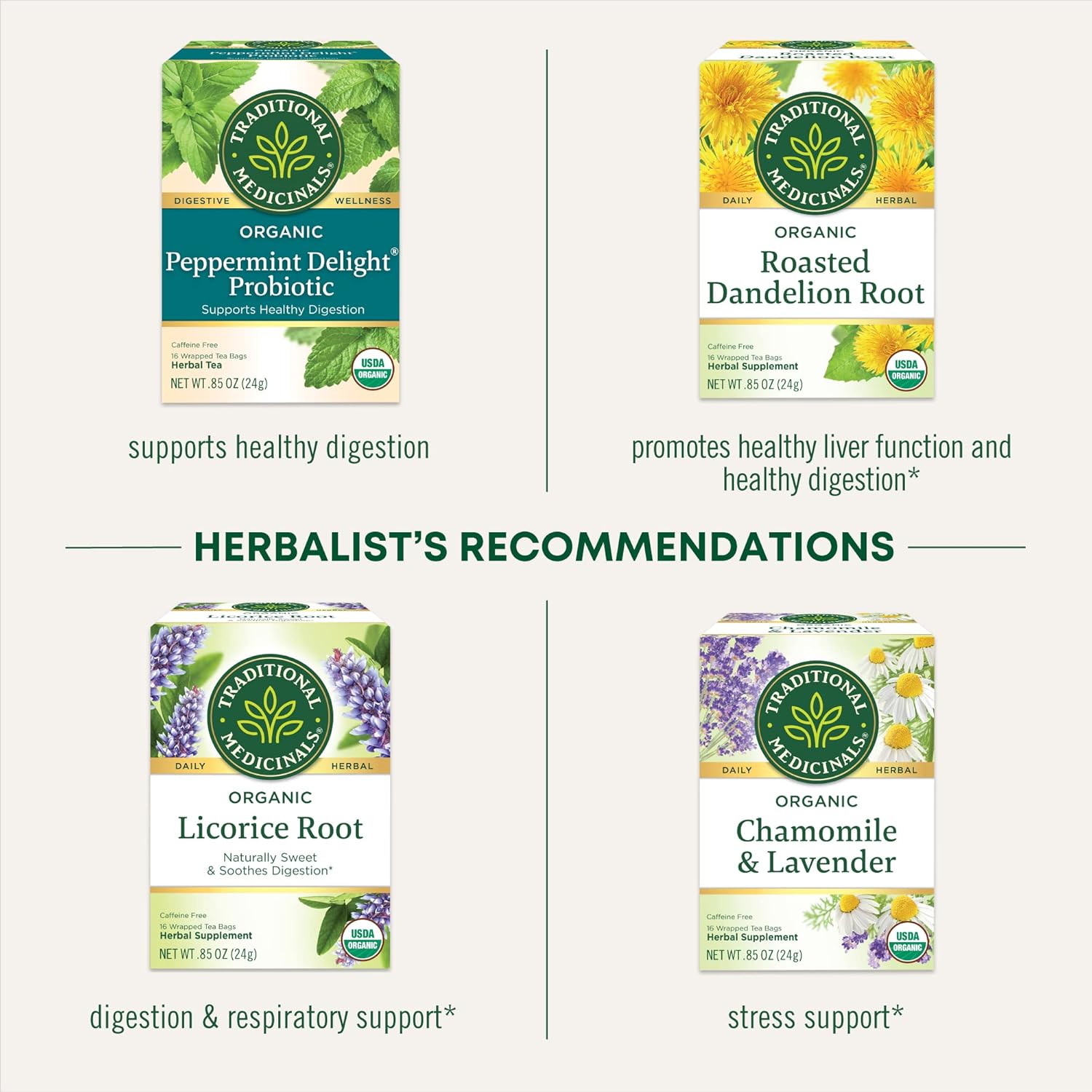 Traditional Medicinals Tea, Organic Smooth Move, Relieves Occasional C