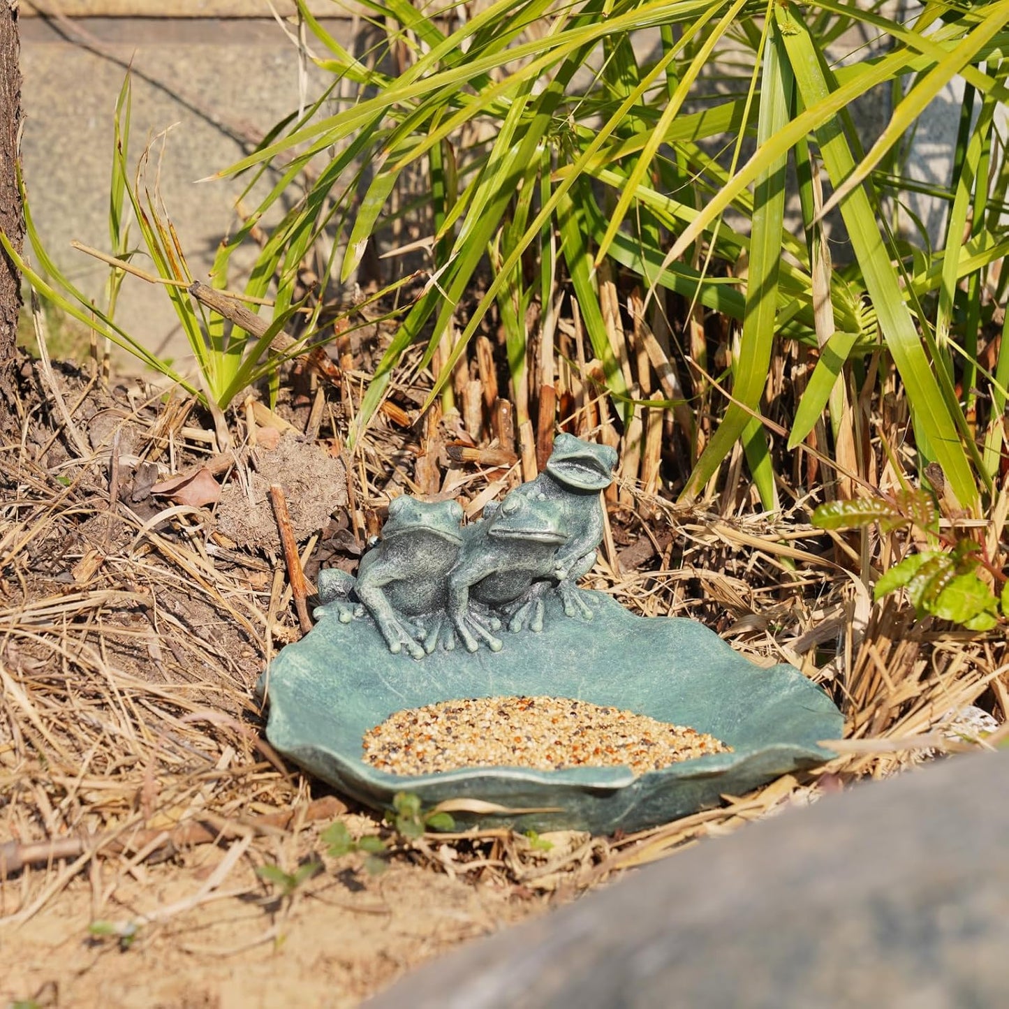 Wild Bird Feeder Birdbath Bowl - Garden Decorations Hummingbird Feeder