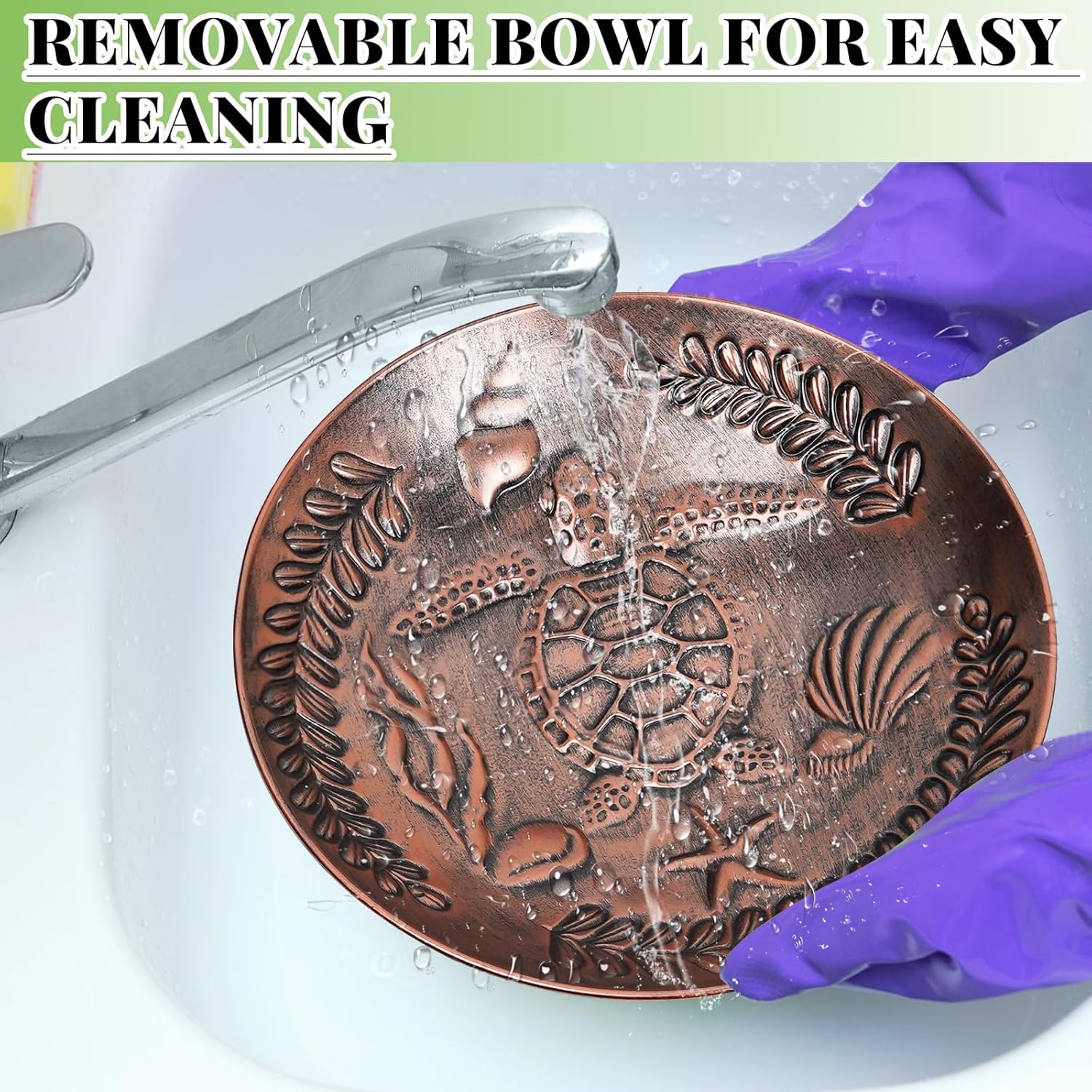 40 Inch Metal Bird Bath for Outside, Detachable Birdbath & Birdfeeder 