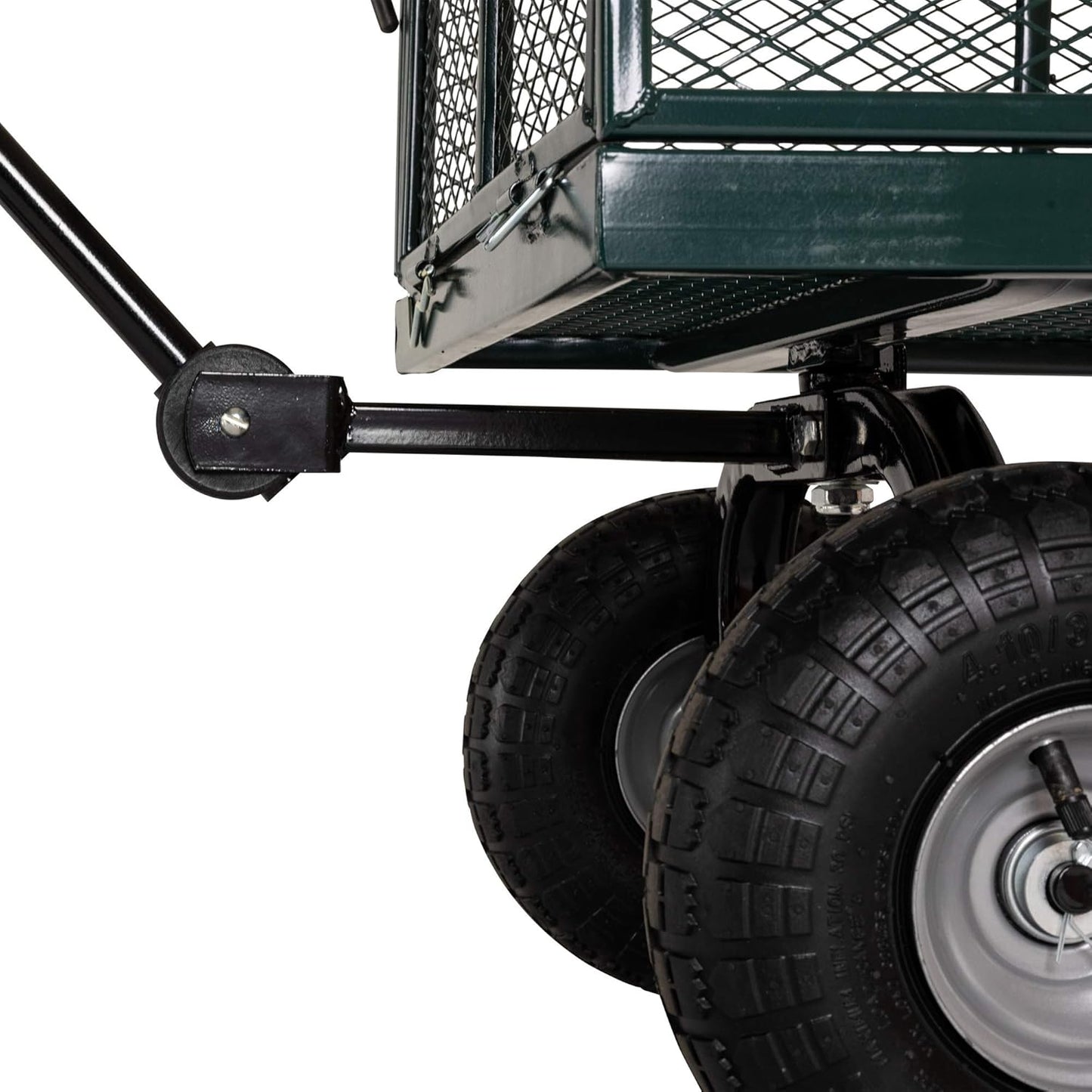 70107 Garden Cart/Utility Cart, Hinged/Removeable Sidewalls, Four 10-i