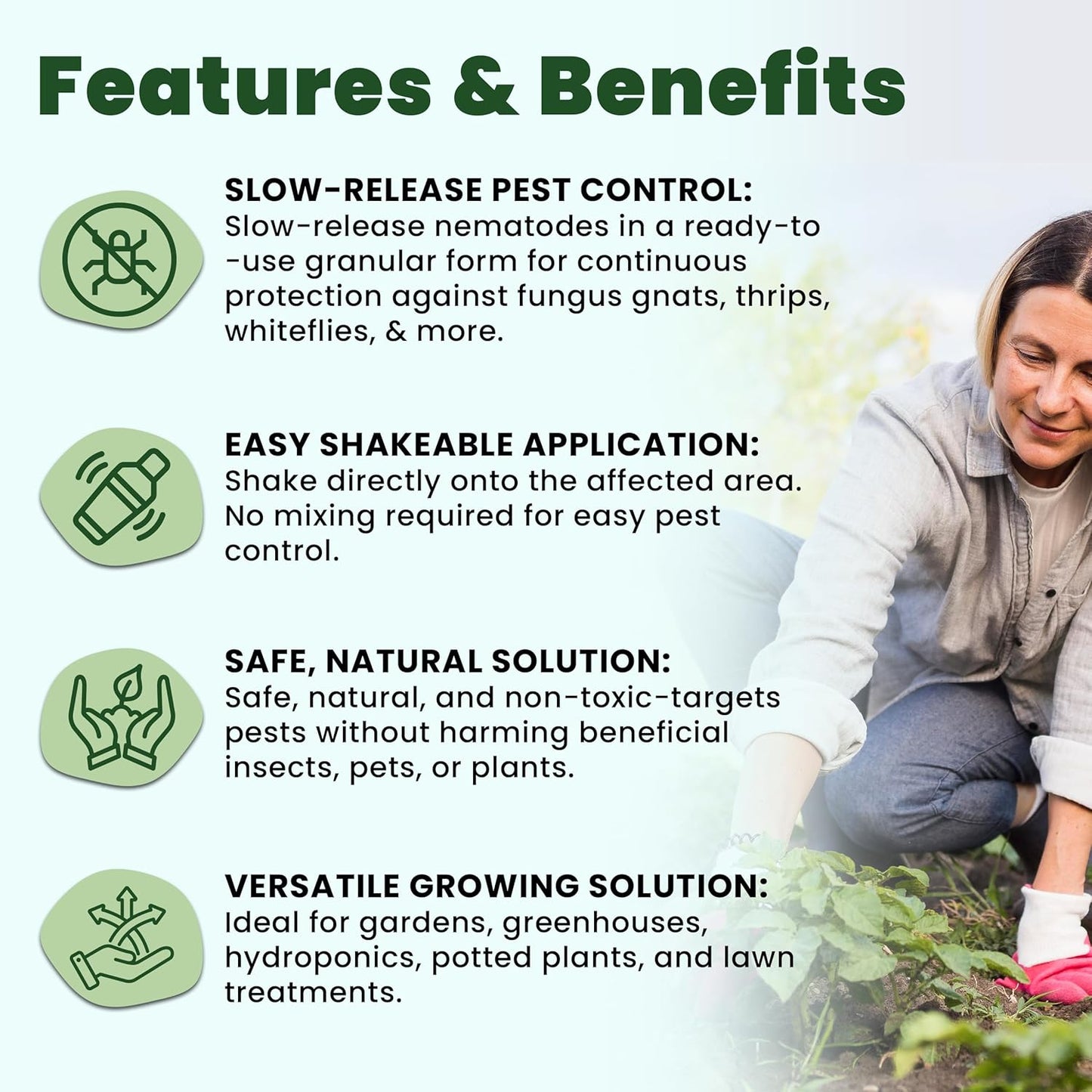 The Environmental Factor NemaKnights Slow-Release Nematodes - Biologic