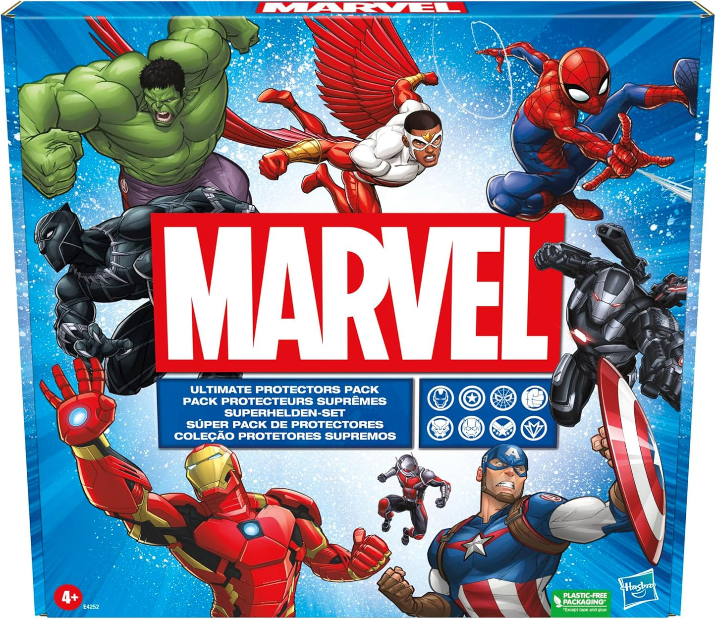 Marvel Avengers Ultimate Protectors Pack, 6-Inch-Scale, 8 Action Figur