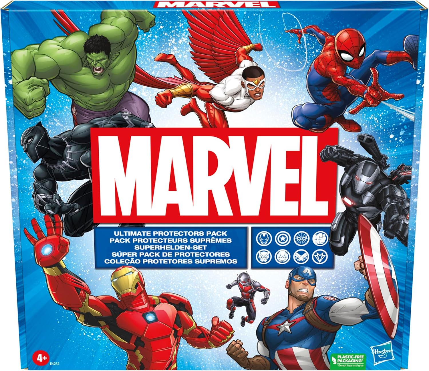 Marvel Avengers Ultimate Protectors Pack, 6-Inch-Scale, 8 Action Figur