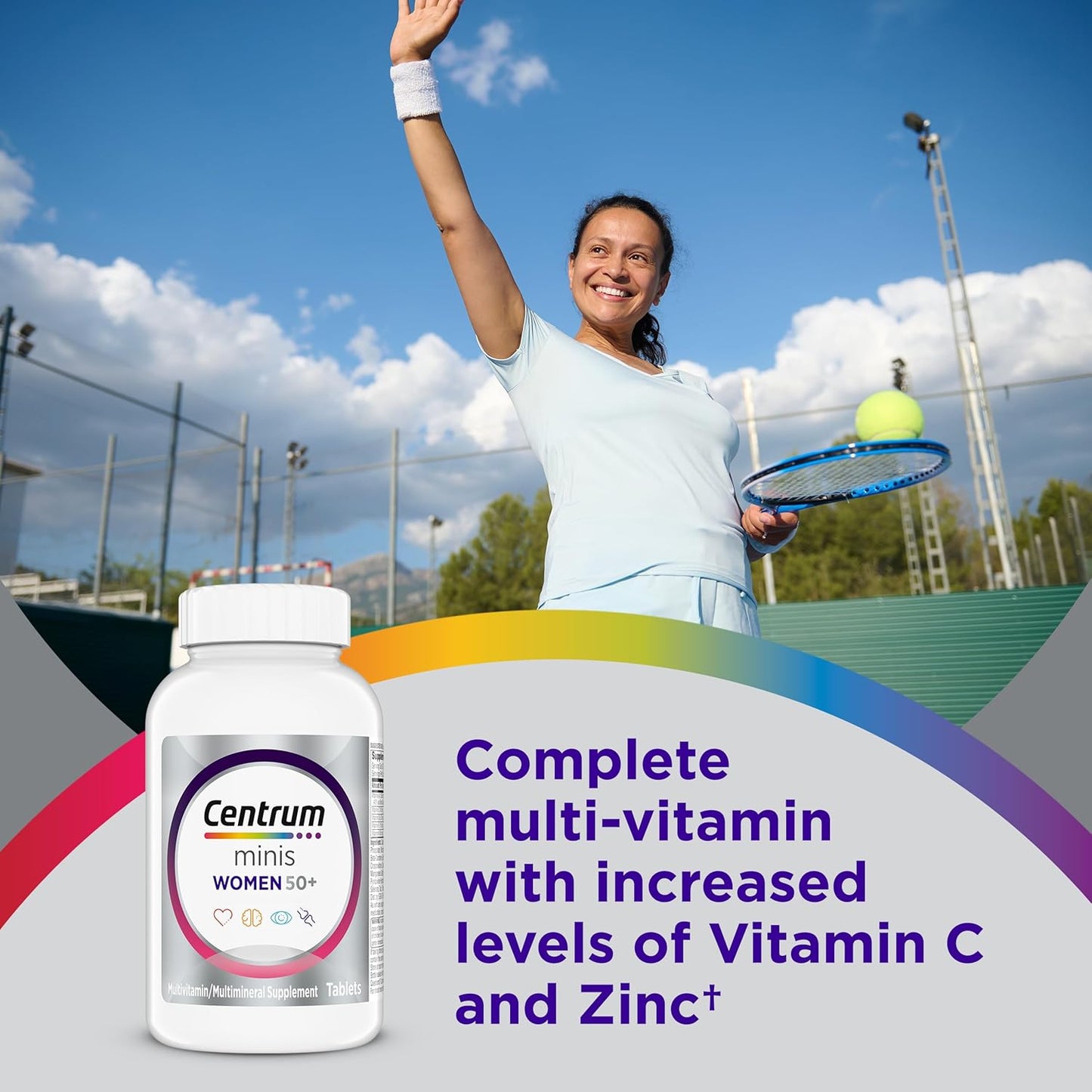 Centrum Minis Silver Women's Multivitamin for Women 50 Plus, Multimine