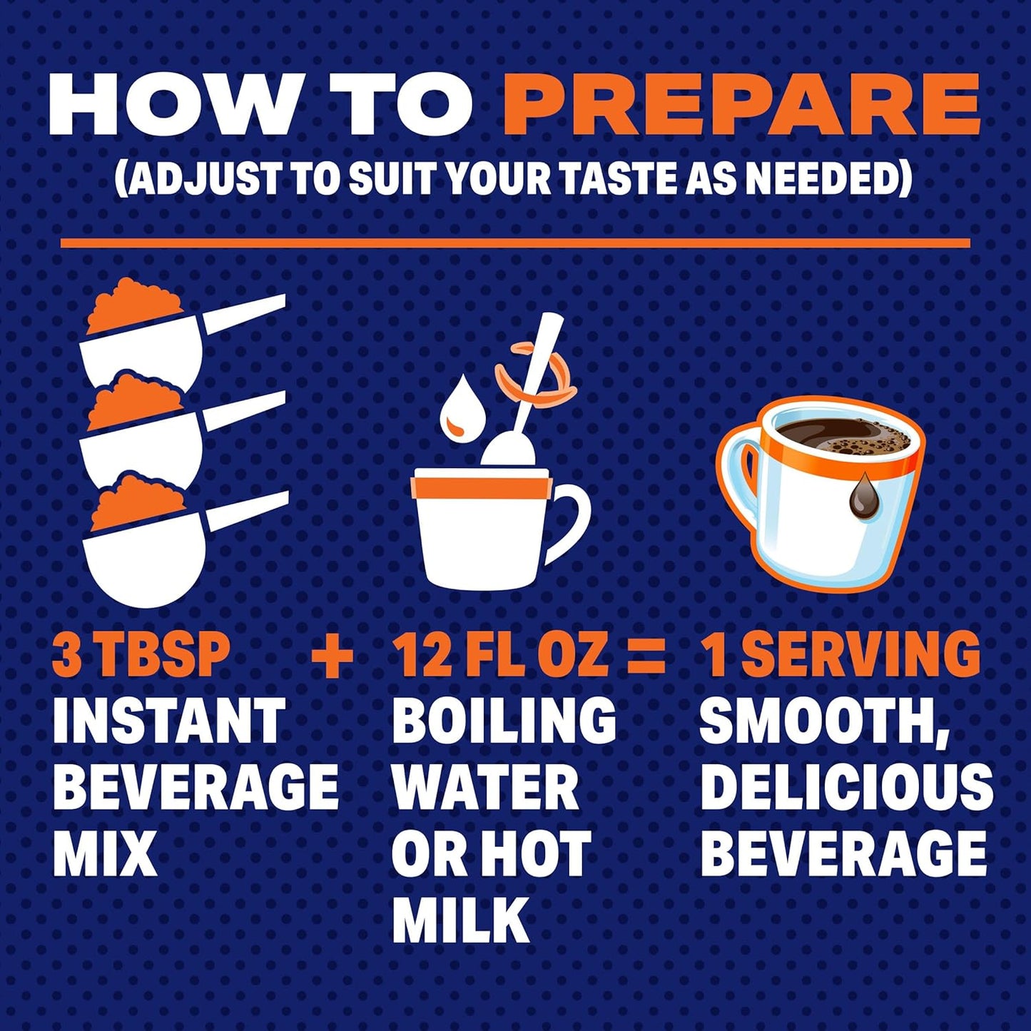 Maxwell House Instant Cafe-Style Beverage Mix, Easy to Prepare, 1 Cani