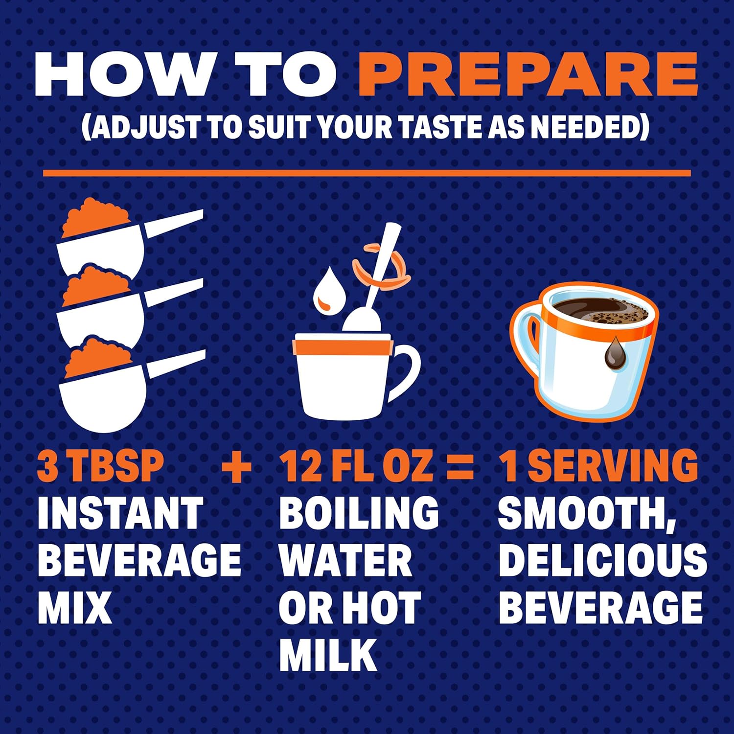 Maxwell House Instant Cafe-Style Beverage Mix, Easy to Prepare, 1 Cani