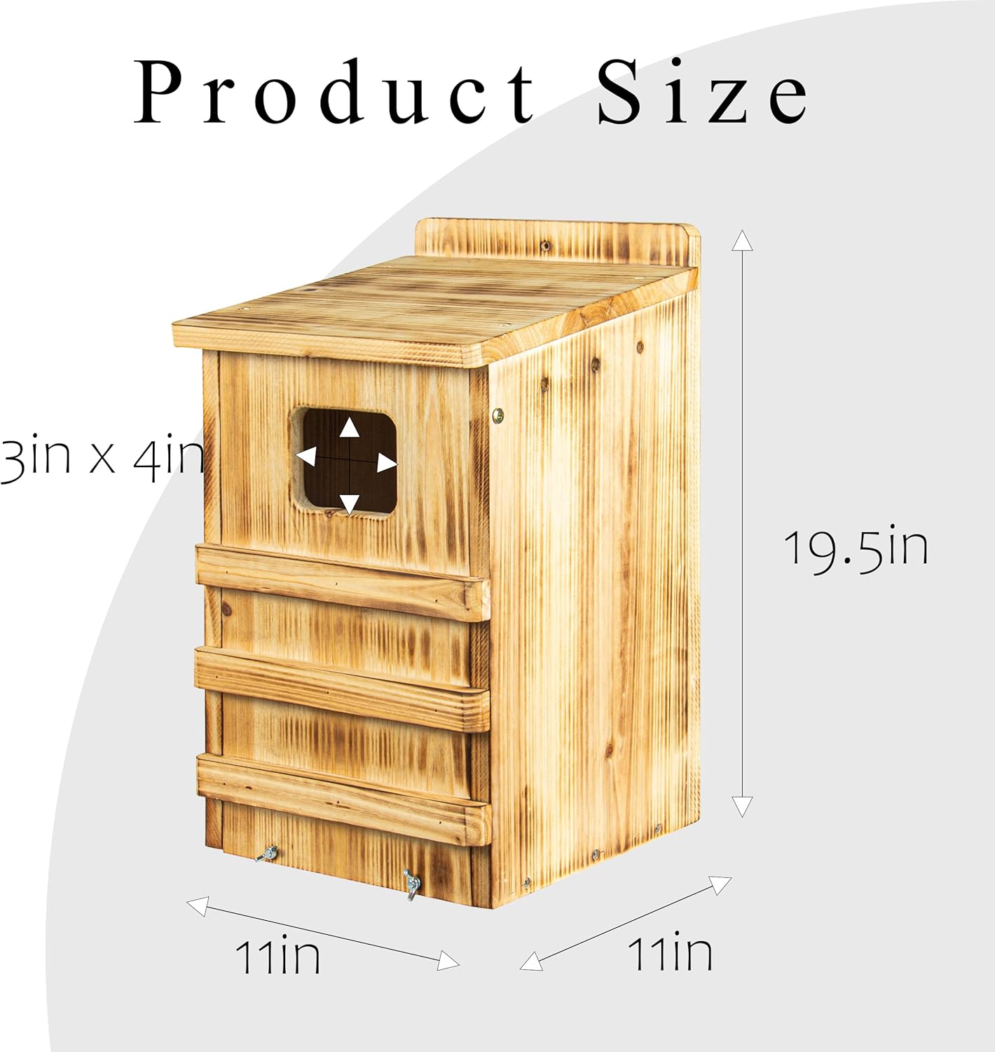 BalterFF Duck Houses for Outside Shelter Wood Duck Nesting Box