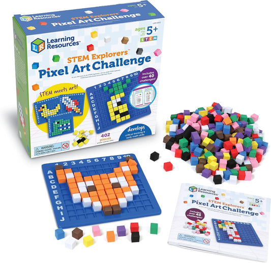 Learning Resources STEM Explorers Pixel Art Challenge - Science Kits &