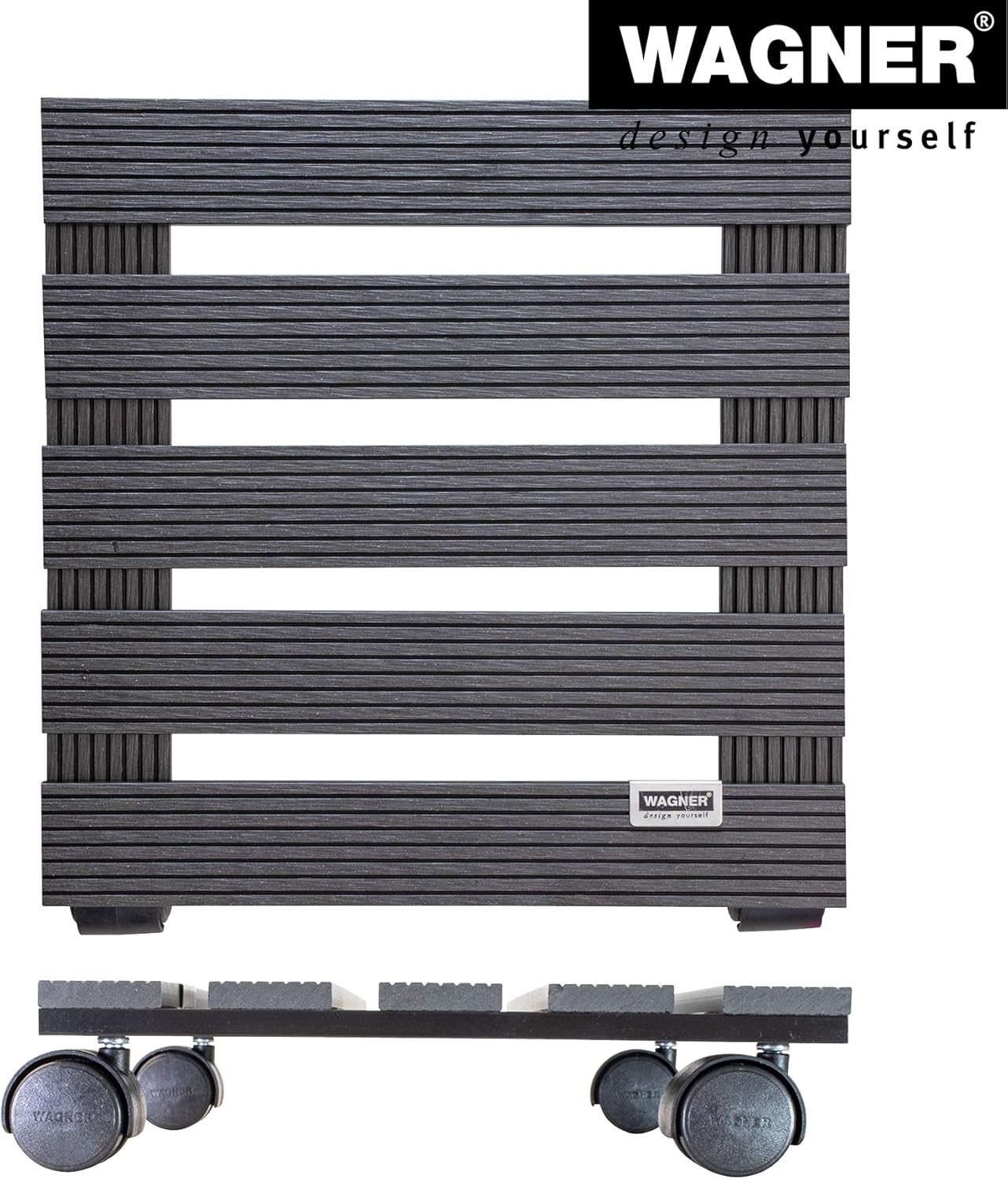 WAGNER Plant Caddy WPC 11.42 x 11.42 x 3.35 in I Flower Caddy for Indo